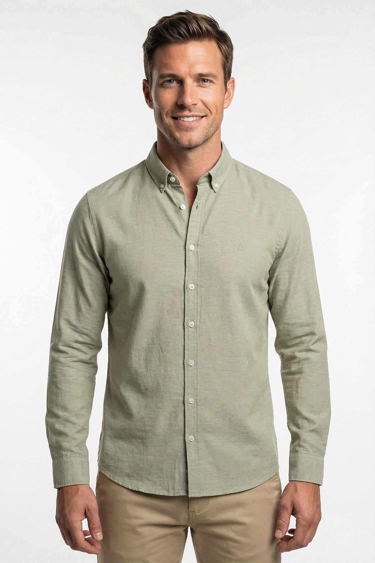 Miller LS - Langærmet hør skjorte