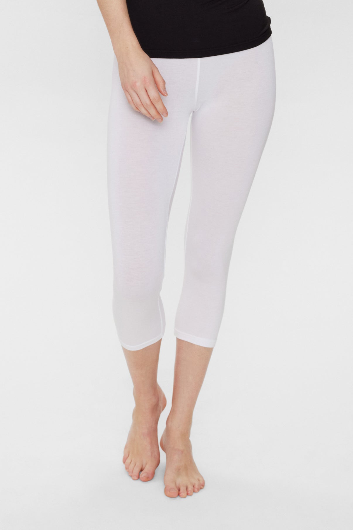 Margot - 3-Pak capri-leggings i blød kvalitet