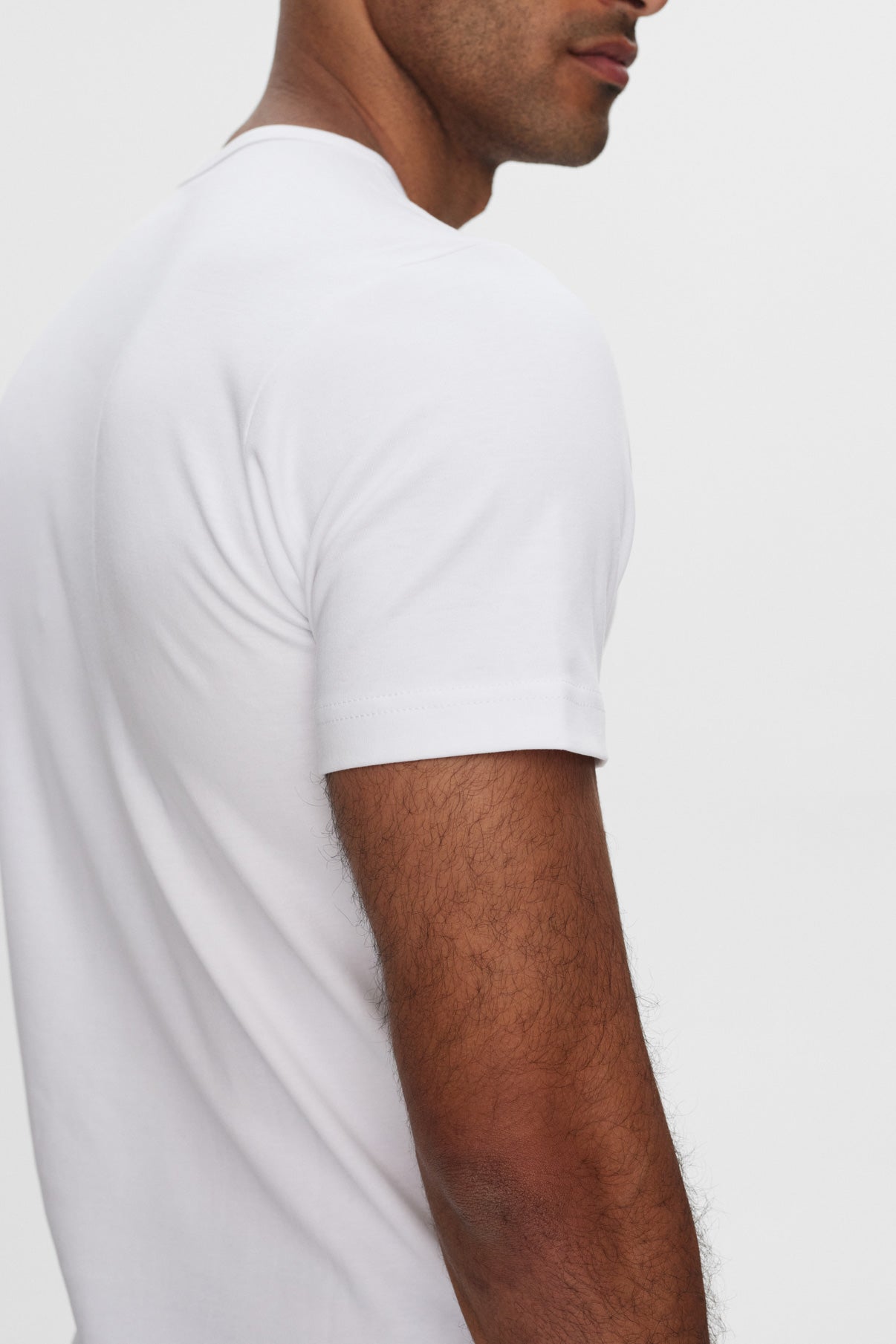 Sam - Basic T-shirt i tætvævet kvalitet