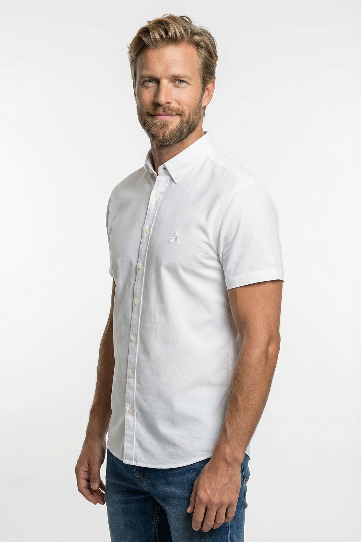 Porto SS - Kortærmet oxford skjorte