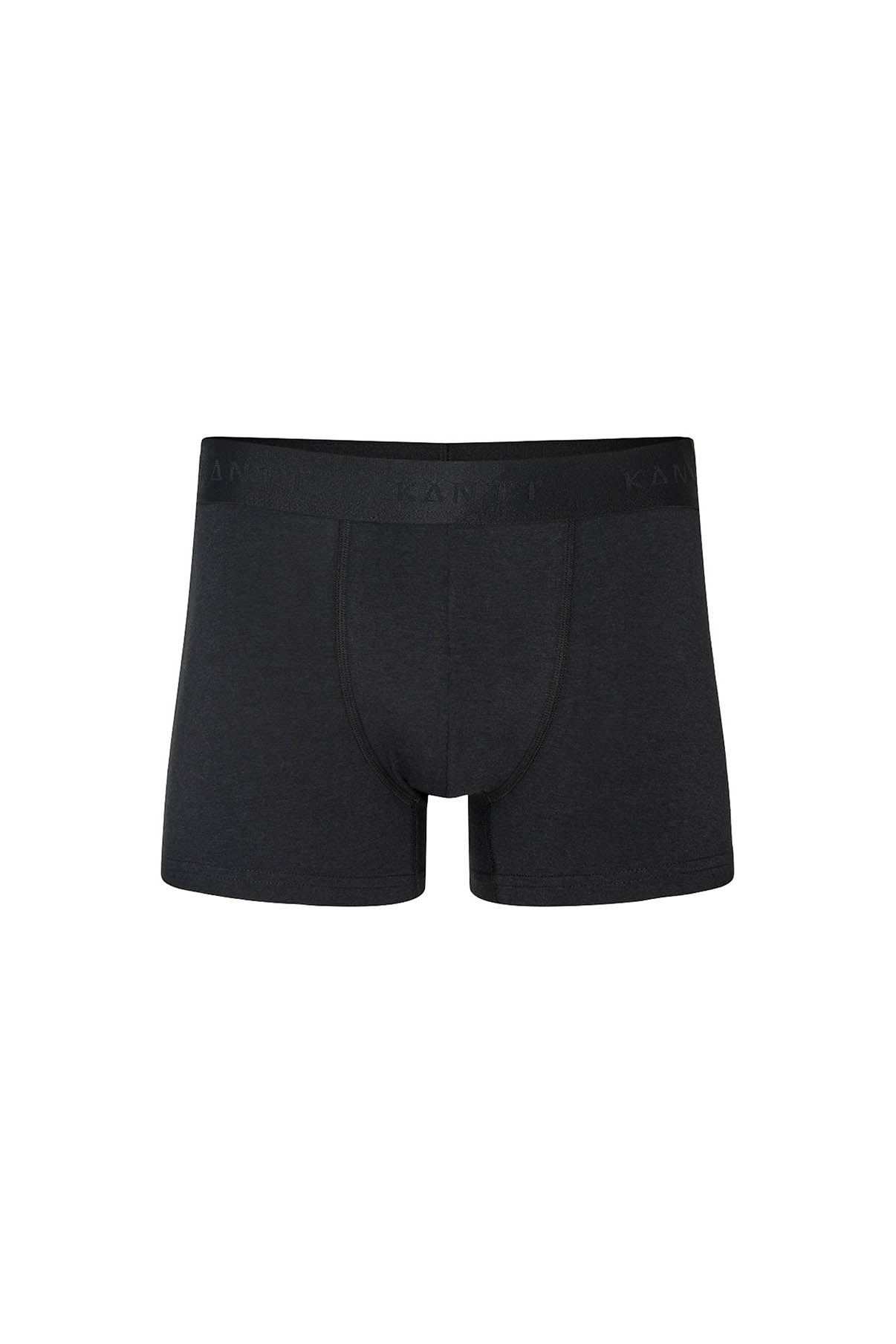 Sort boxershorts i blød bambuskvalitet med elastisk taljebånd og tætsiddende pasform.