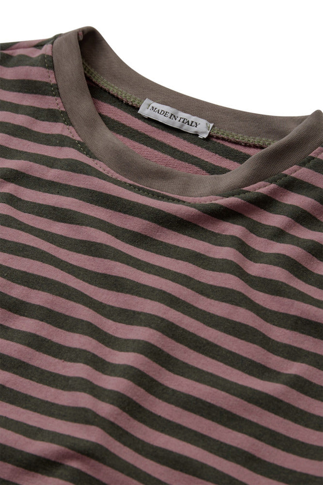 Langærmet sweatshirt med striber