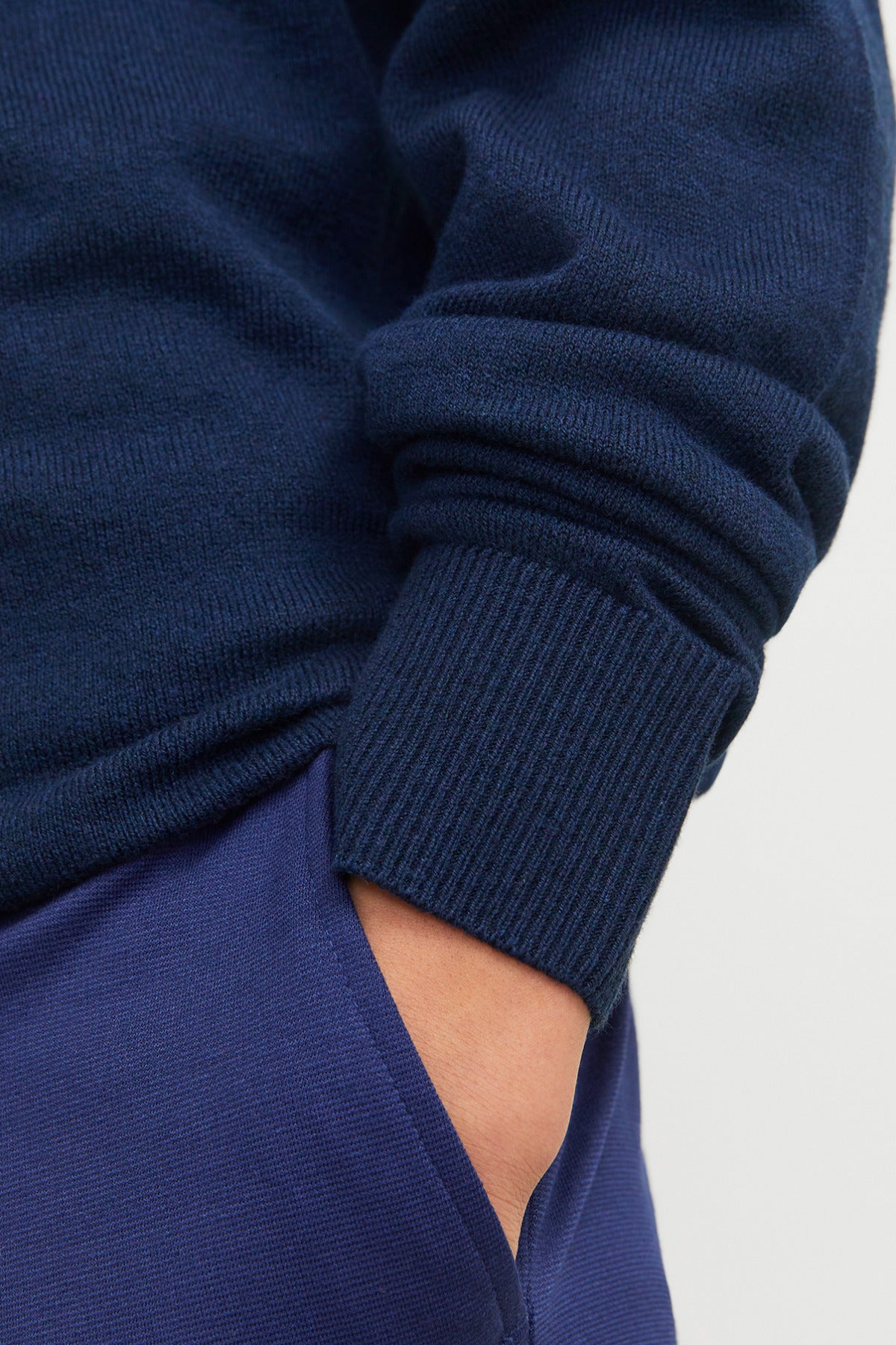 Jack & Jones Junior JJEEMIL KNIT HALF ZIP NOOS JNR