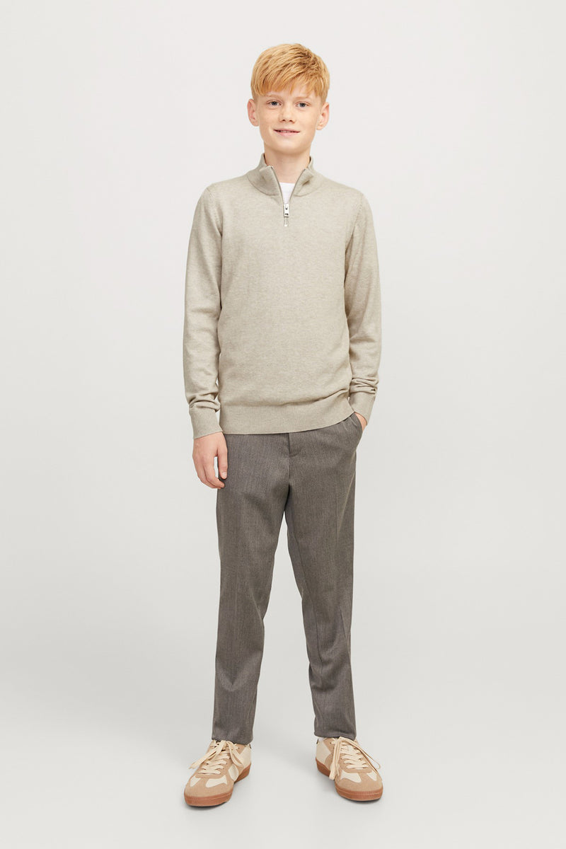Jack & Jones Junior JJEEMIL KNIT HALF ZIP NOOS JNR