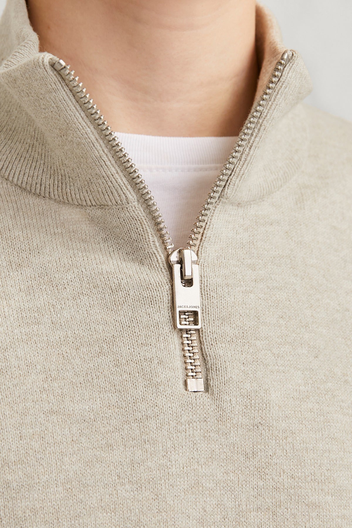 Jack & Jones Junior JJEEMIL KNIT HALF ZIP NOOS JNR