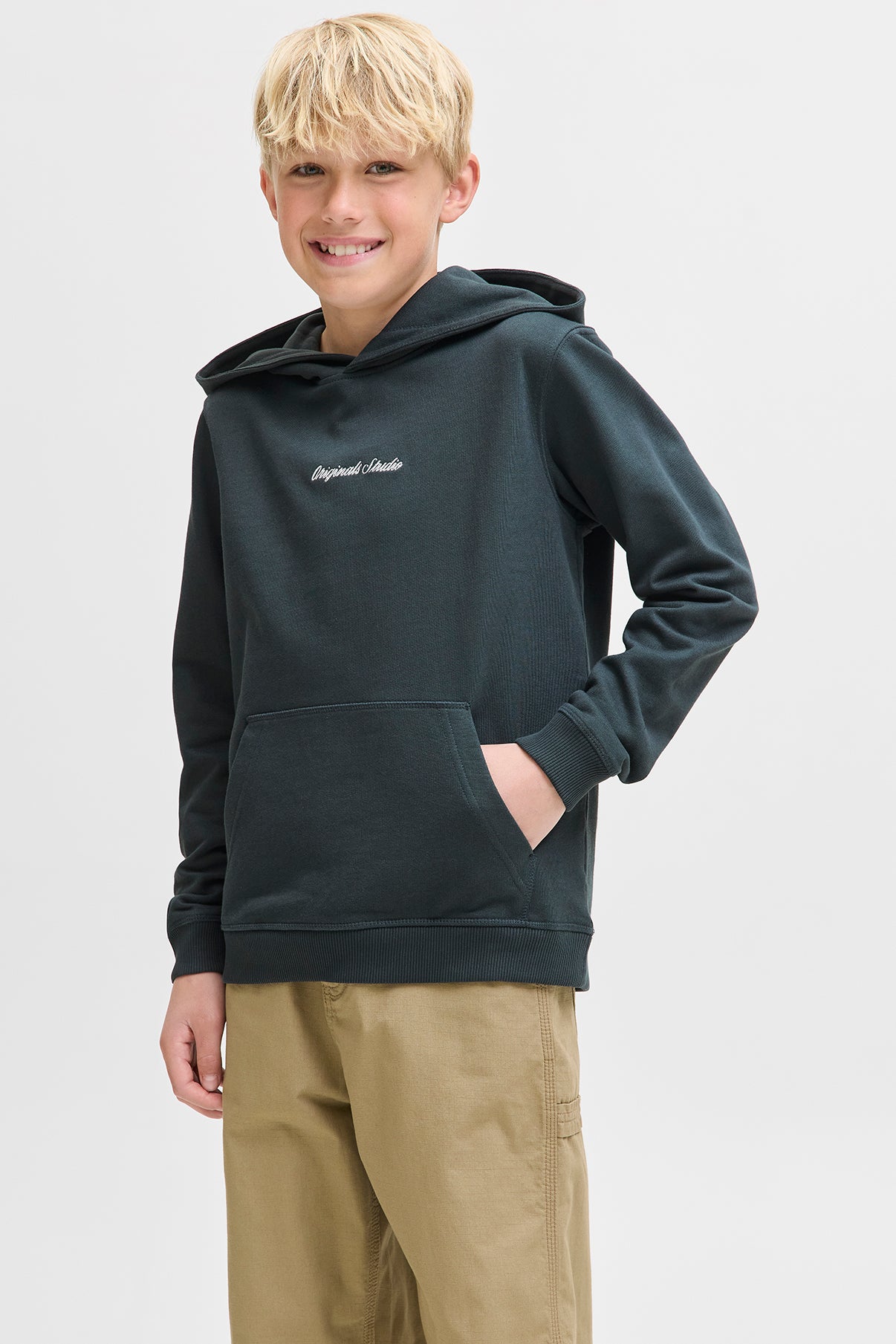 Jack & Jones Junior JORNORREBRO EMB SWEAT HOOD NOOS JNR