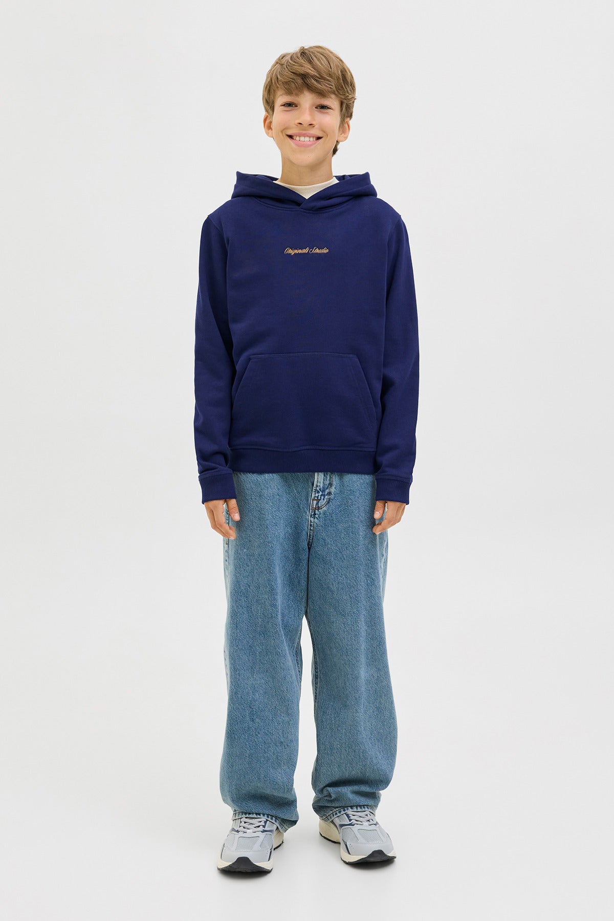 Jack & Jones Junior JORNORREBRO EMB SWEAT HOOD NOOS JNR