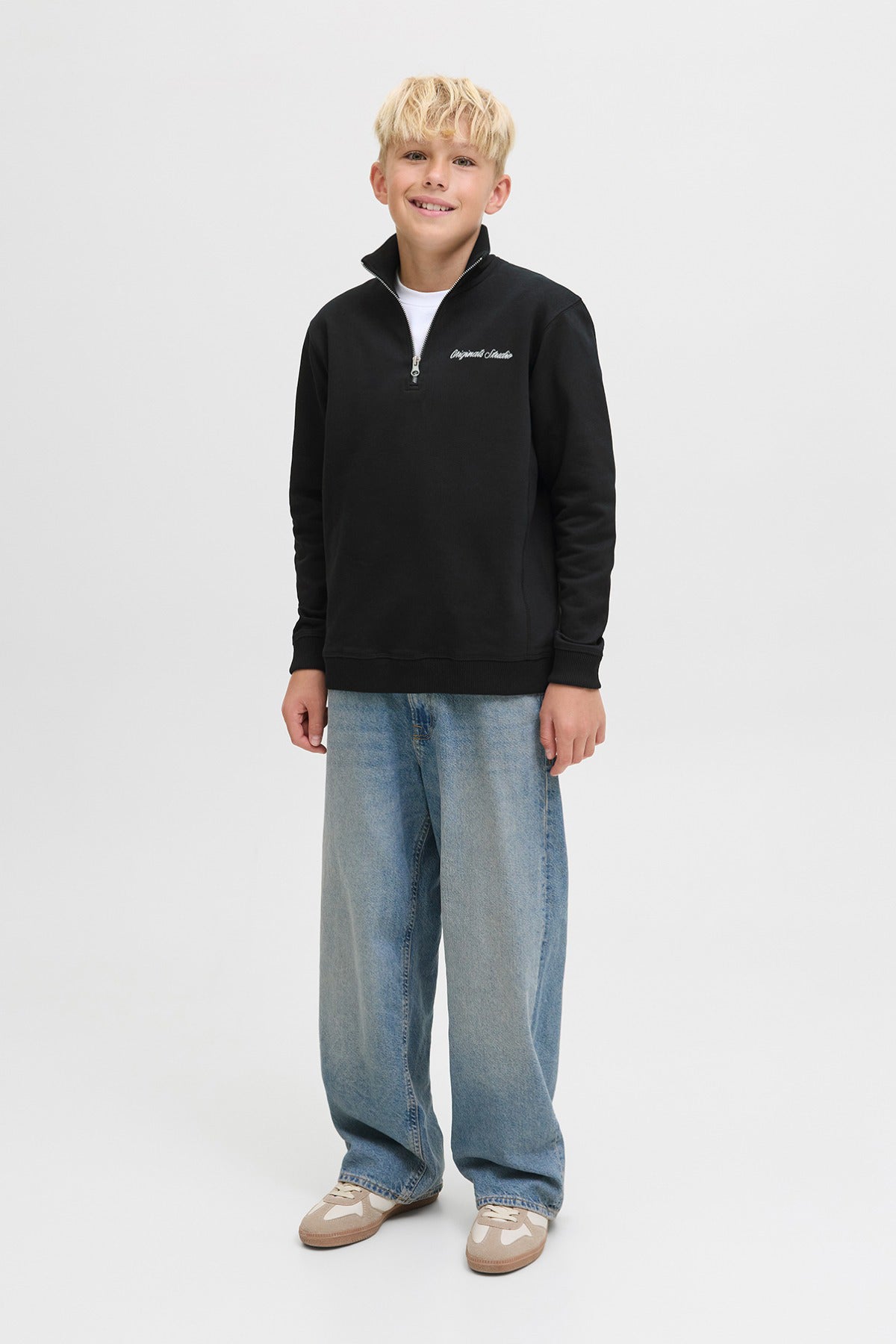 Jack & Jones Junior JORNORREBRO EMB SWEAT HIGH NECK JNR