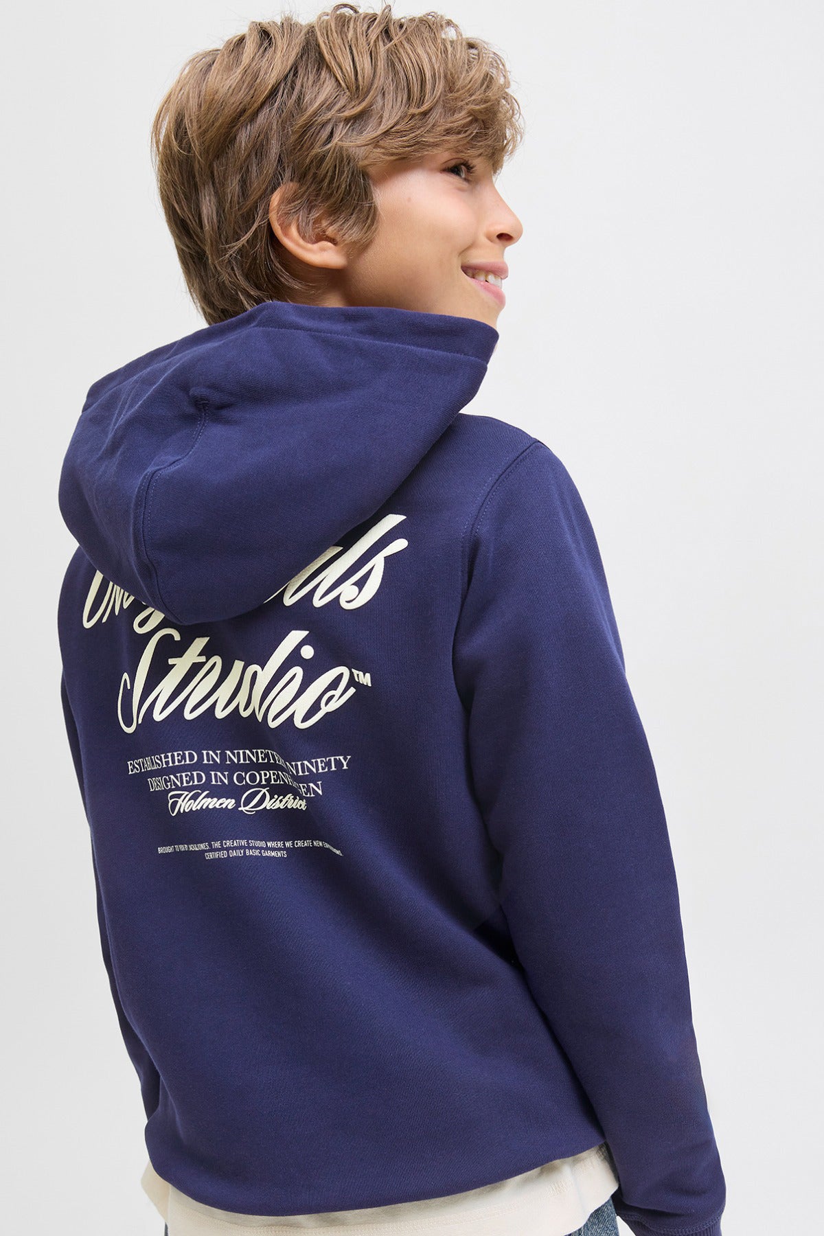 Jack & Jones Junior JORNORREBRO TYPO BACK SWEAT HOOD SN JNR