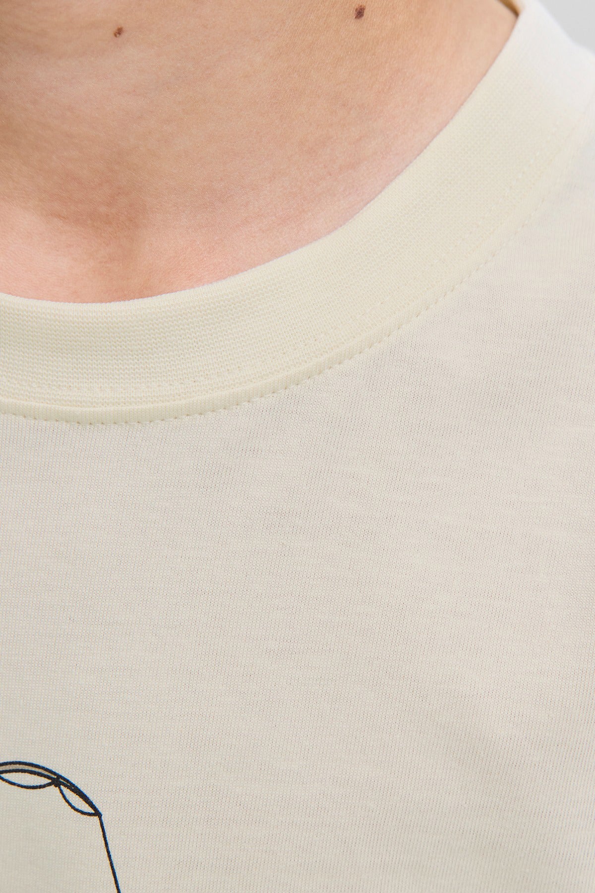 Jack & Jones Junior JORSKULL NATURE TEE SS CREW NECK SN JNR
