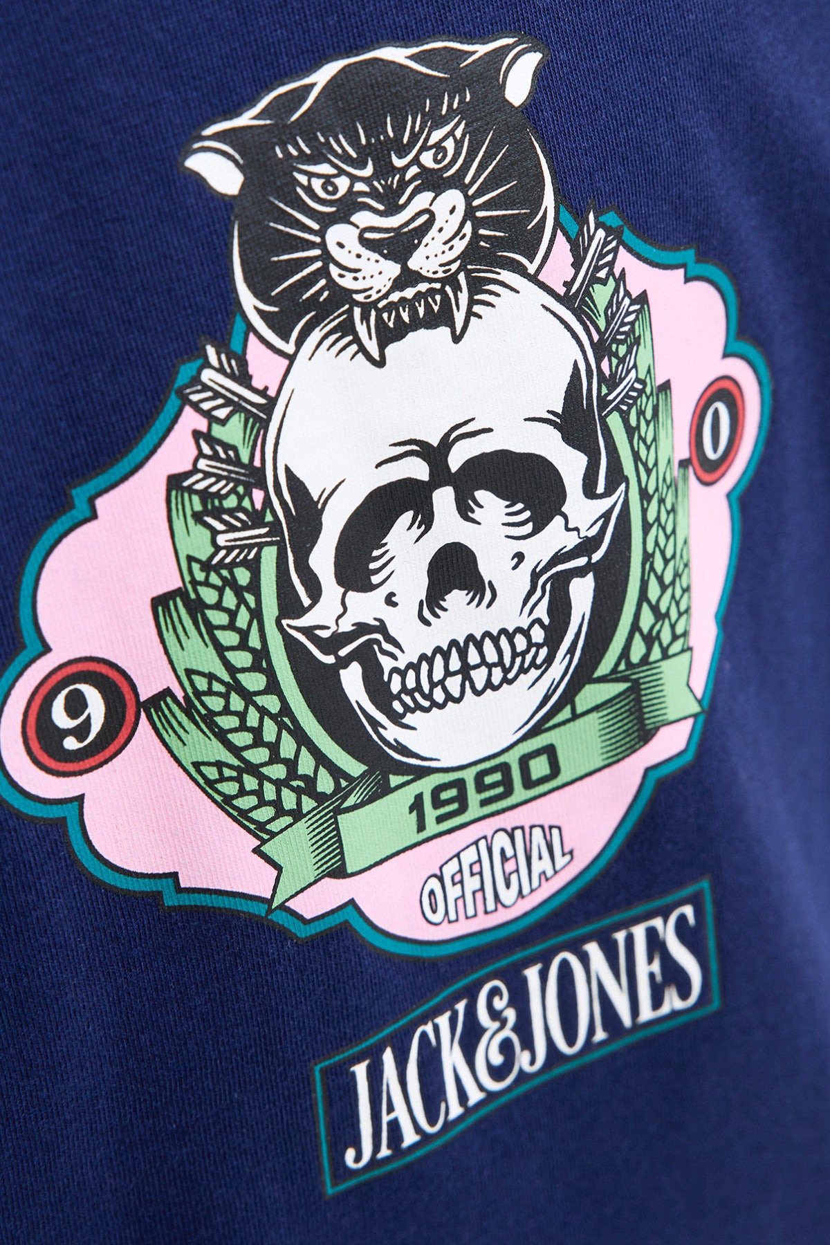 Jack & Jones Junior JORSKULL NATURE TEE SS CREW NECK SN JNR
