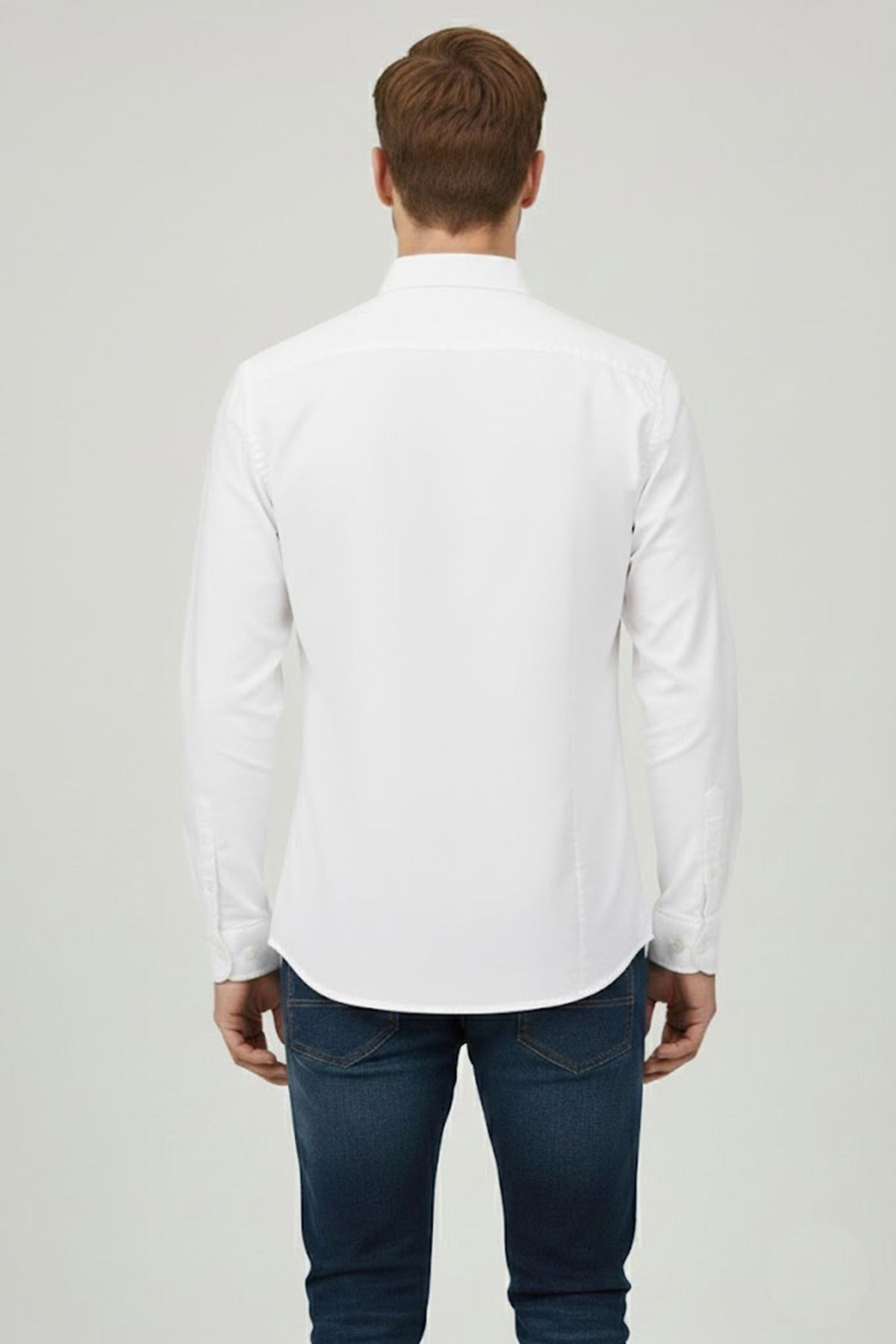 Milan LS - Klassisk langærmet oxford skjorte