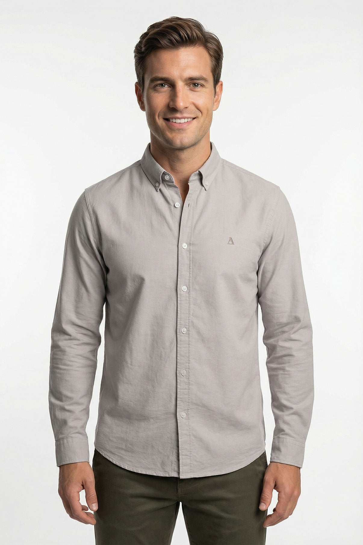 Milan LS - Klassisk langærmet oxford skjorte