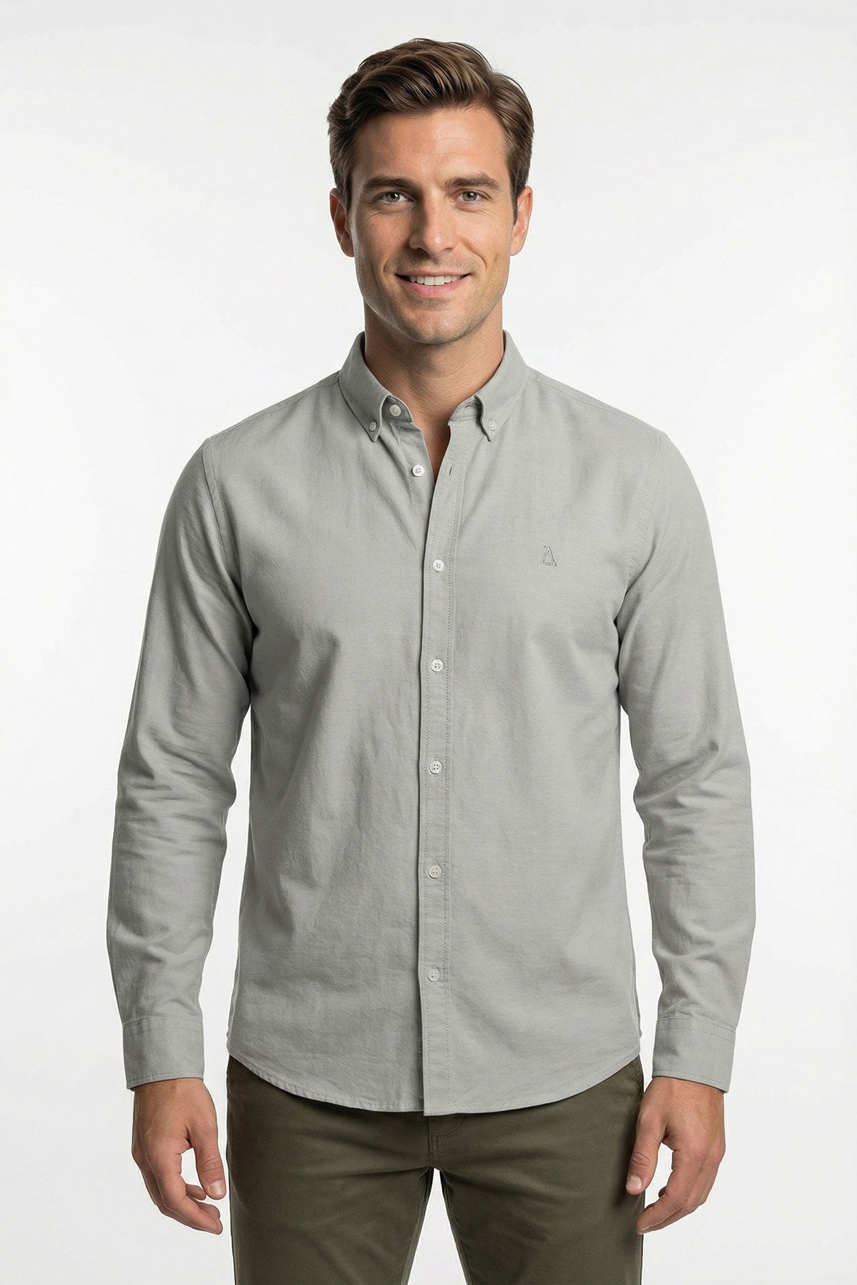 Milan LS - Klassisk langærmet oxford skjorte