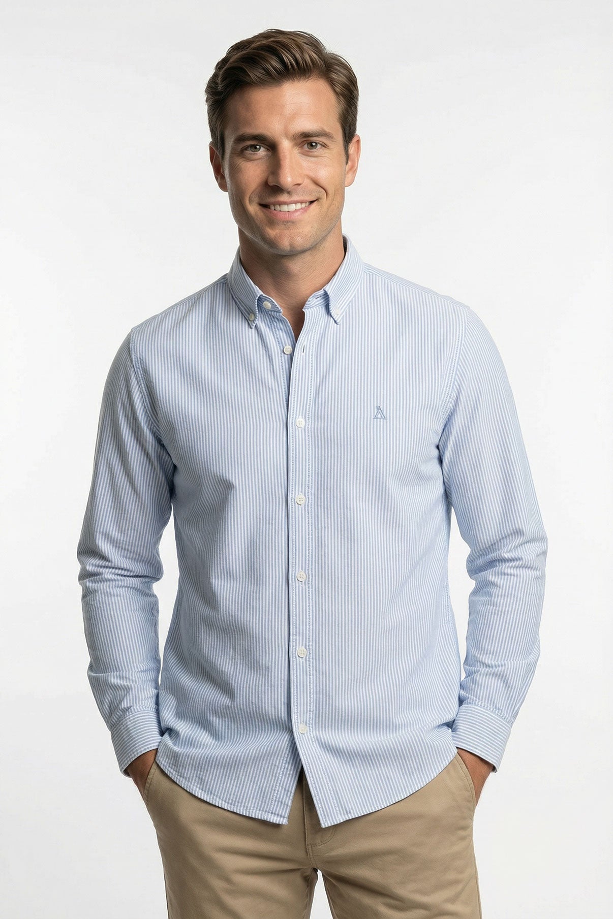 Milan LS - Klassisk langærmet oxford skjorte