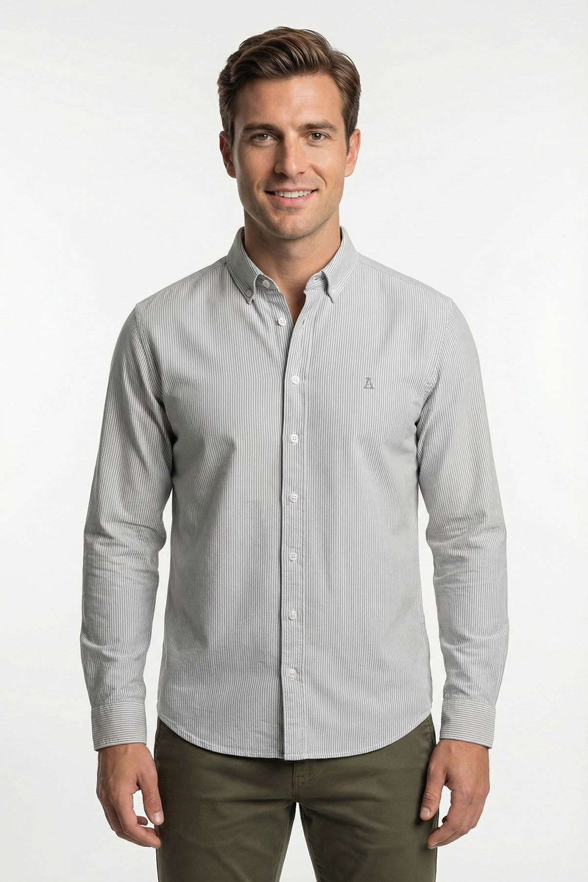 Milan LS - Klassisk langærmet oxford skjorte