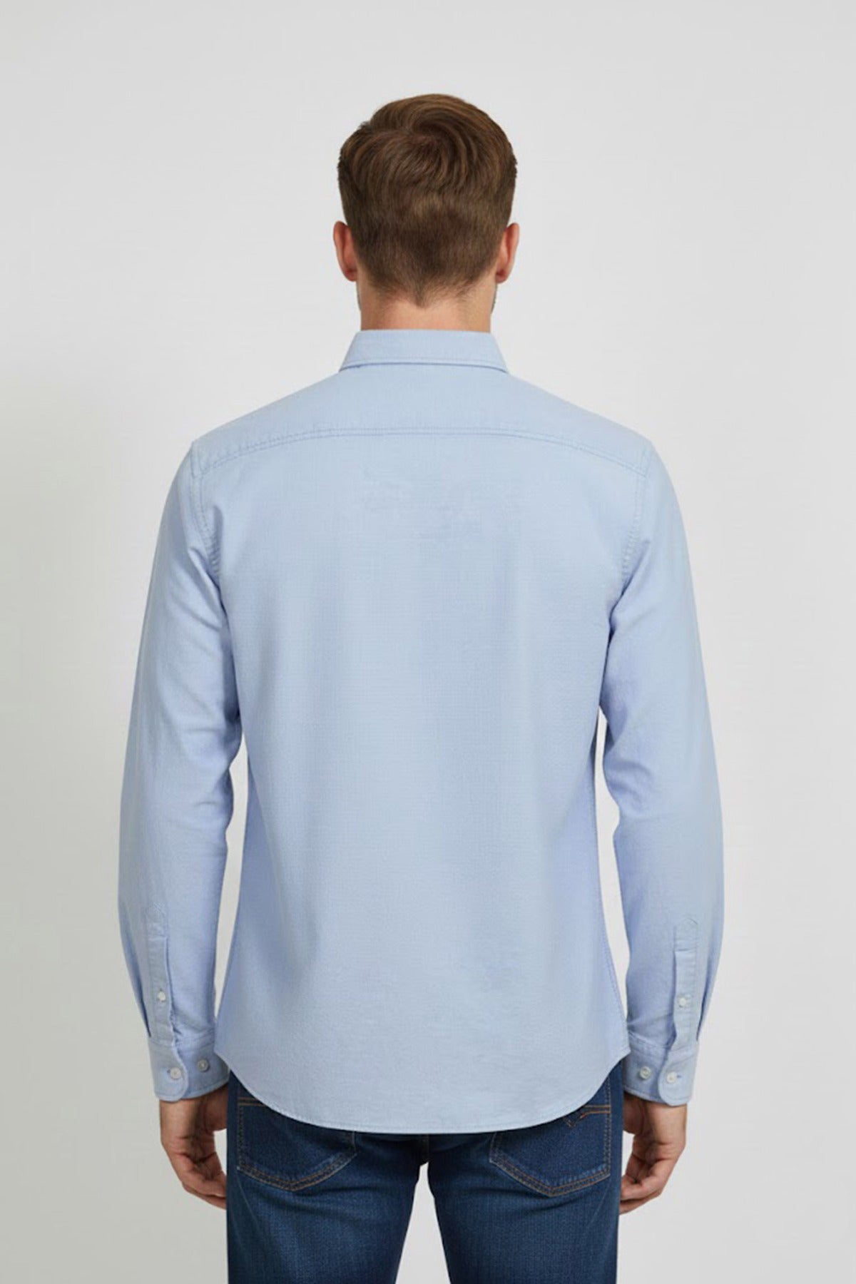 Milan LS - Klassisk langærmet oxford skjorte