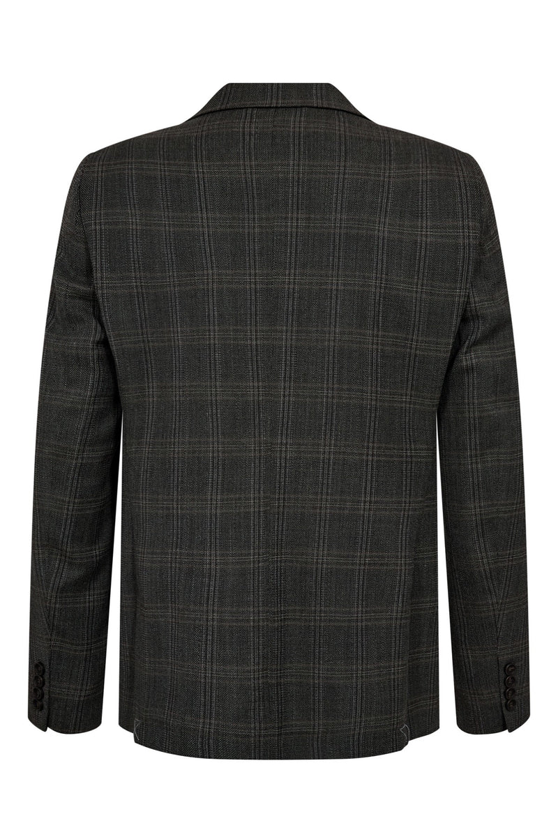 Oskar - Klassisk uldblazer i ternet design