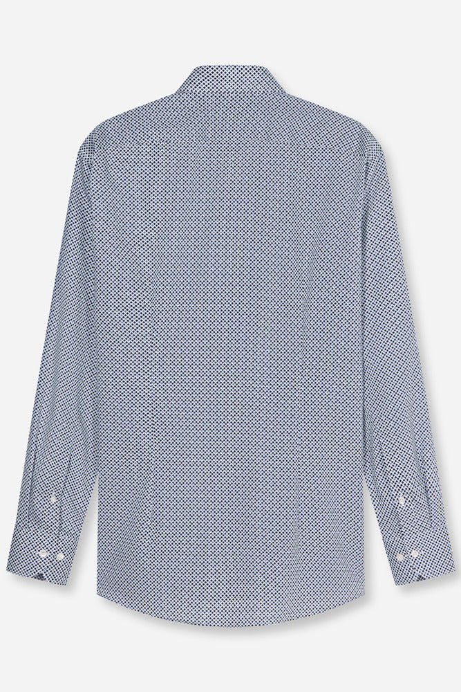 Strygefri skjorte med mønster i modern fit