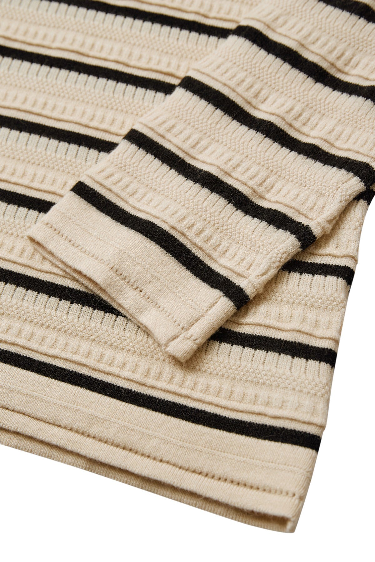 Val - uldstrik med struktur