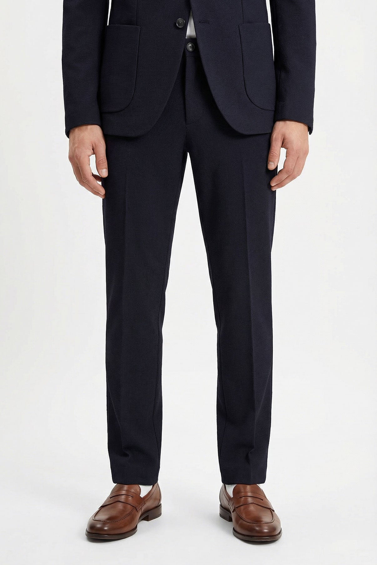 Lorenzo - Bukser i struktureret materiale