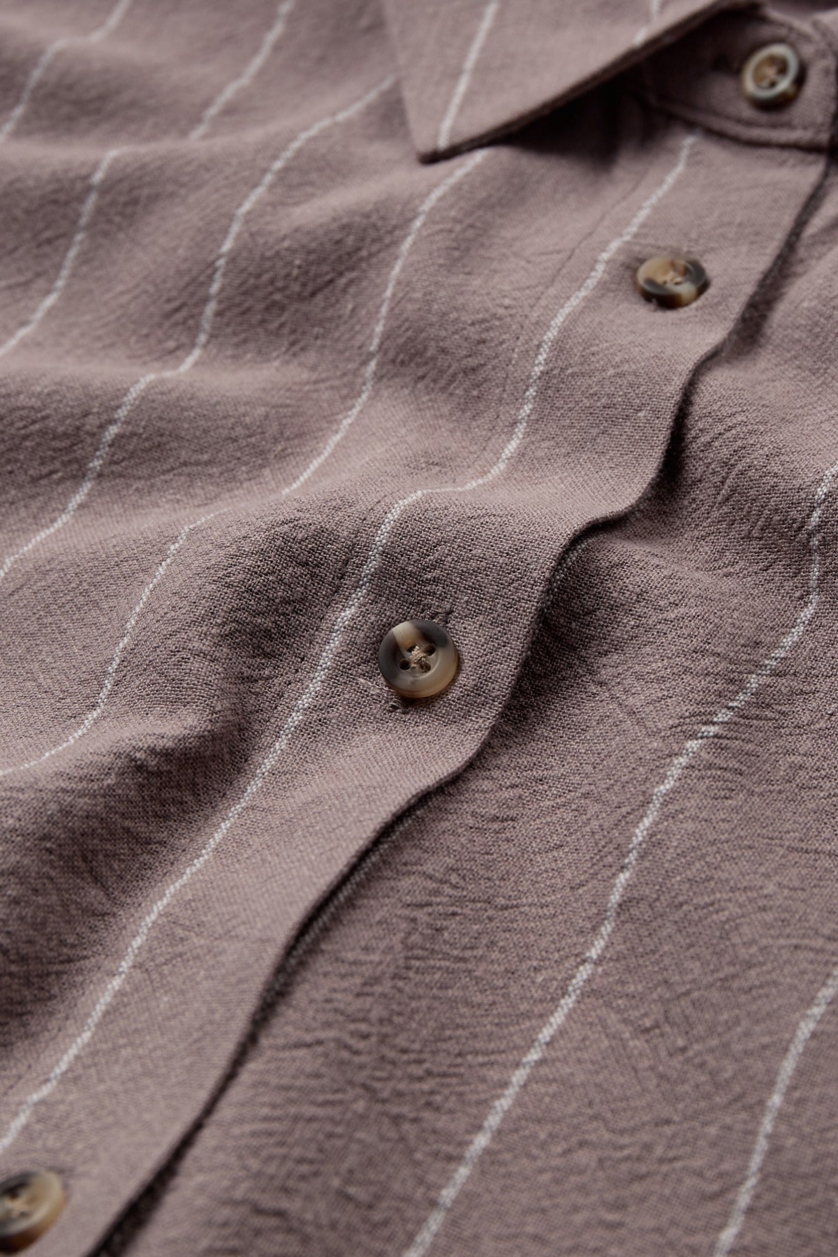 Pernille - Stribet skjorte i hørblanding