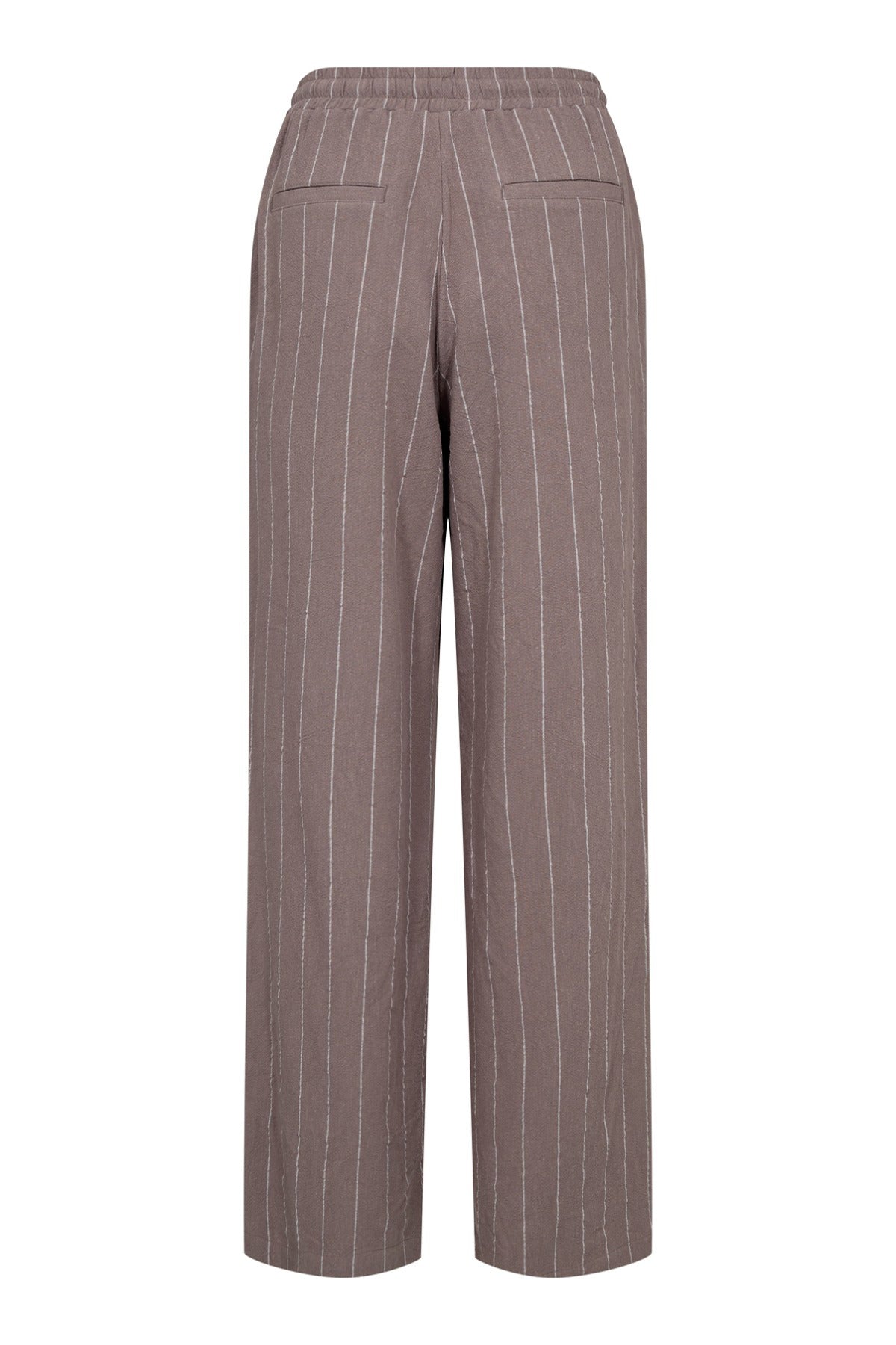 Pernille - Stribede bukser i hørblanding