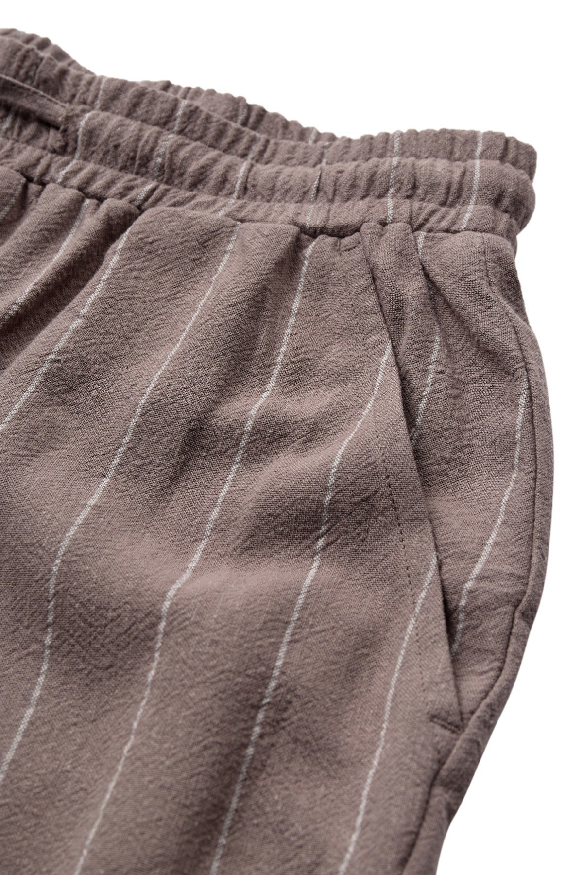 Pernille - Stribede bukser i hørblanding