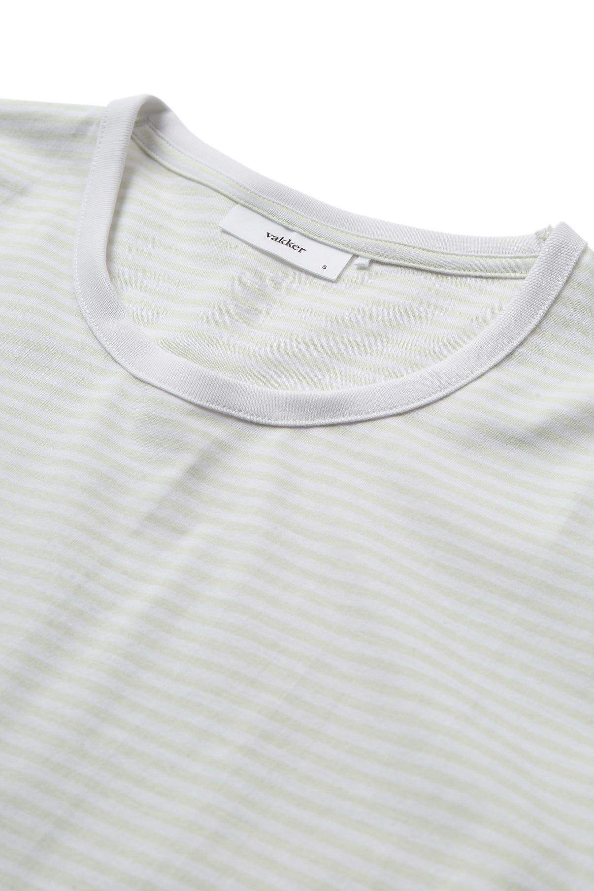 VAKKER Sol - Stribet T-shirt med korte ærmer