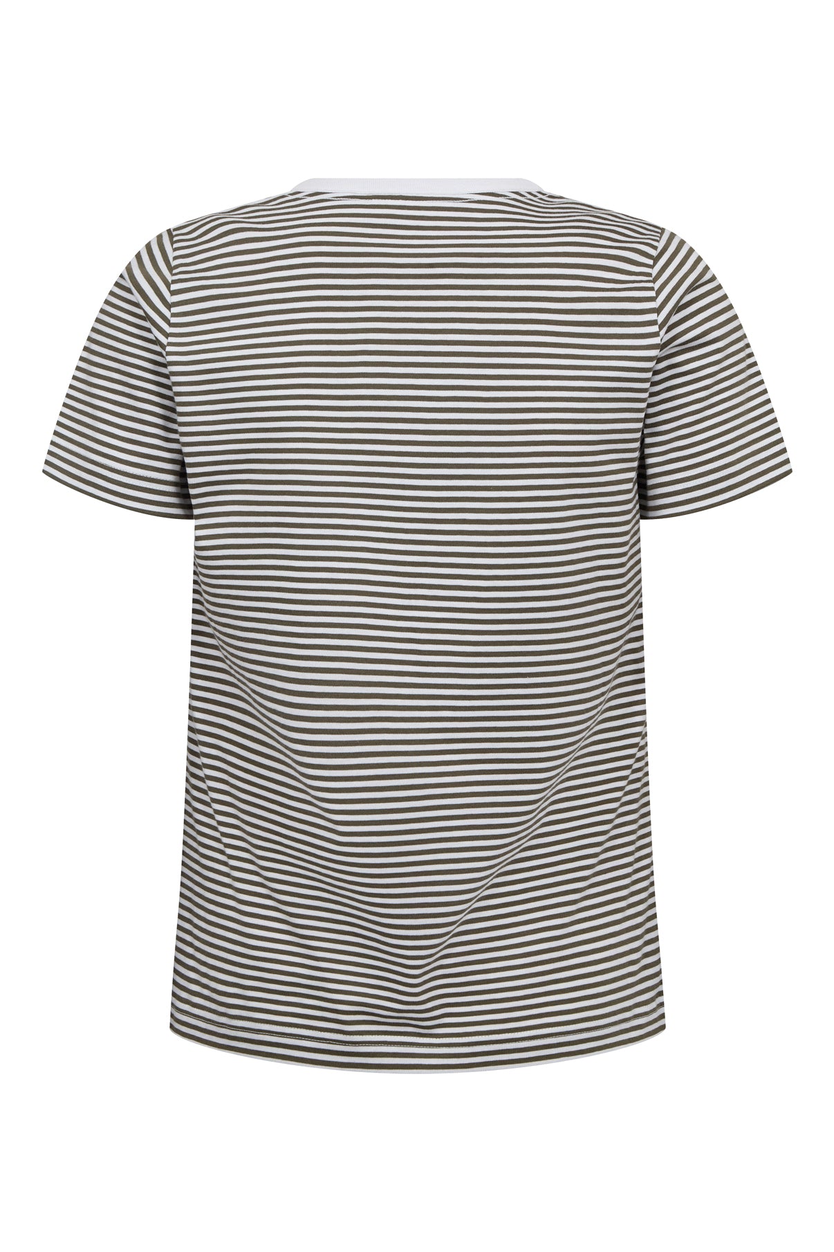 VAKKER Sol - Stribet T-shirt med korte ærmer