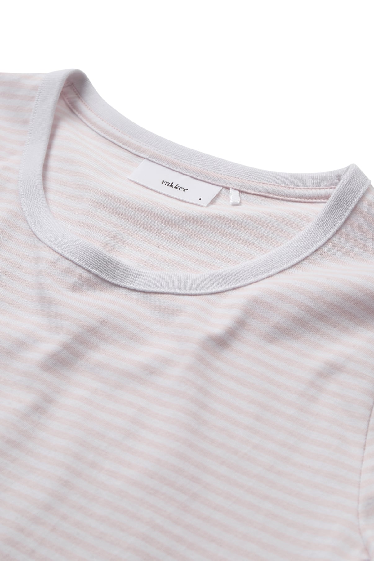 VAKKER Sol - Stribet T-shirt med korte ærmer