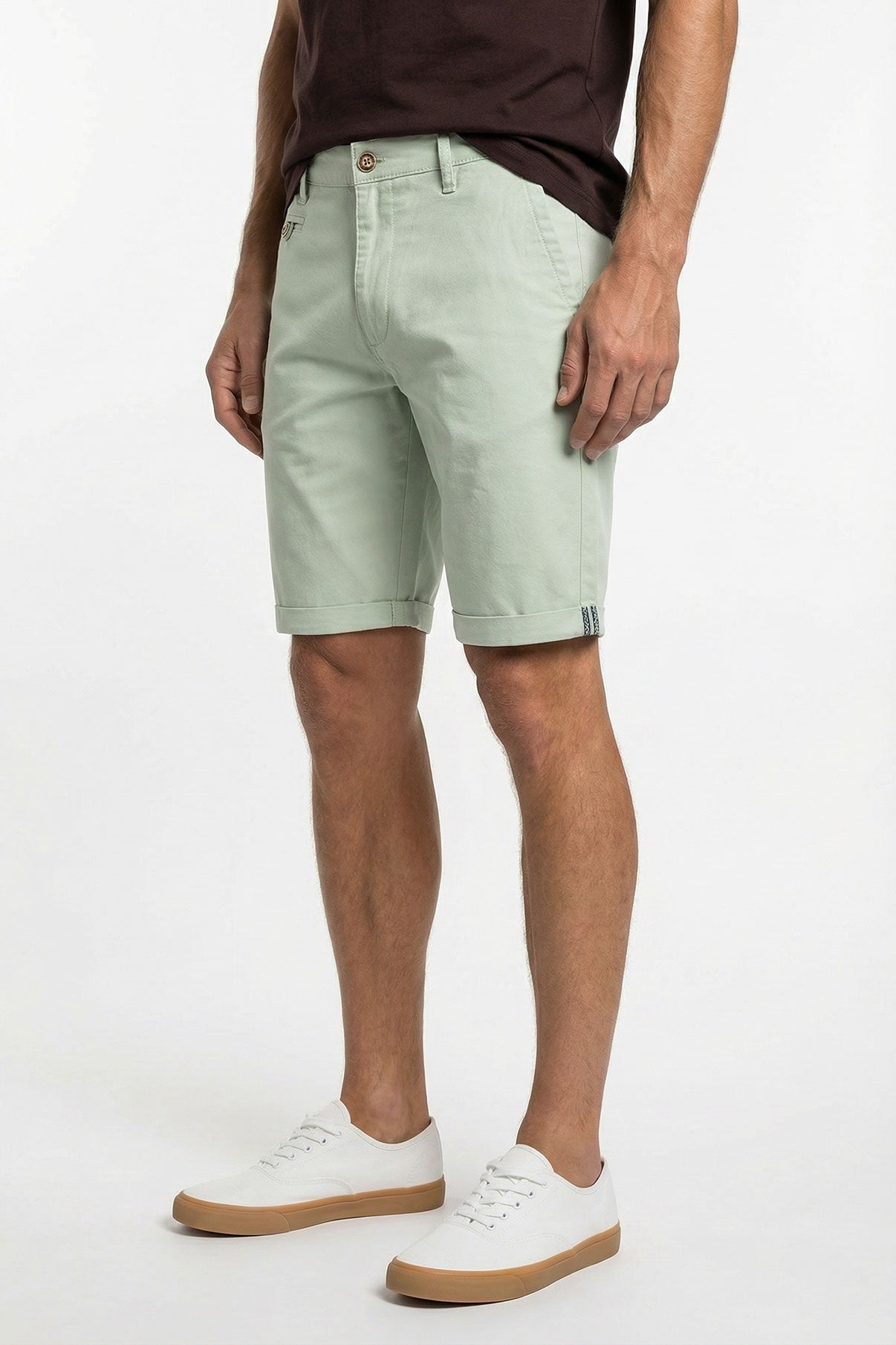 Alfonso - Chino shorts med let strech