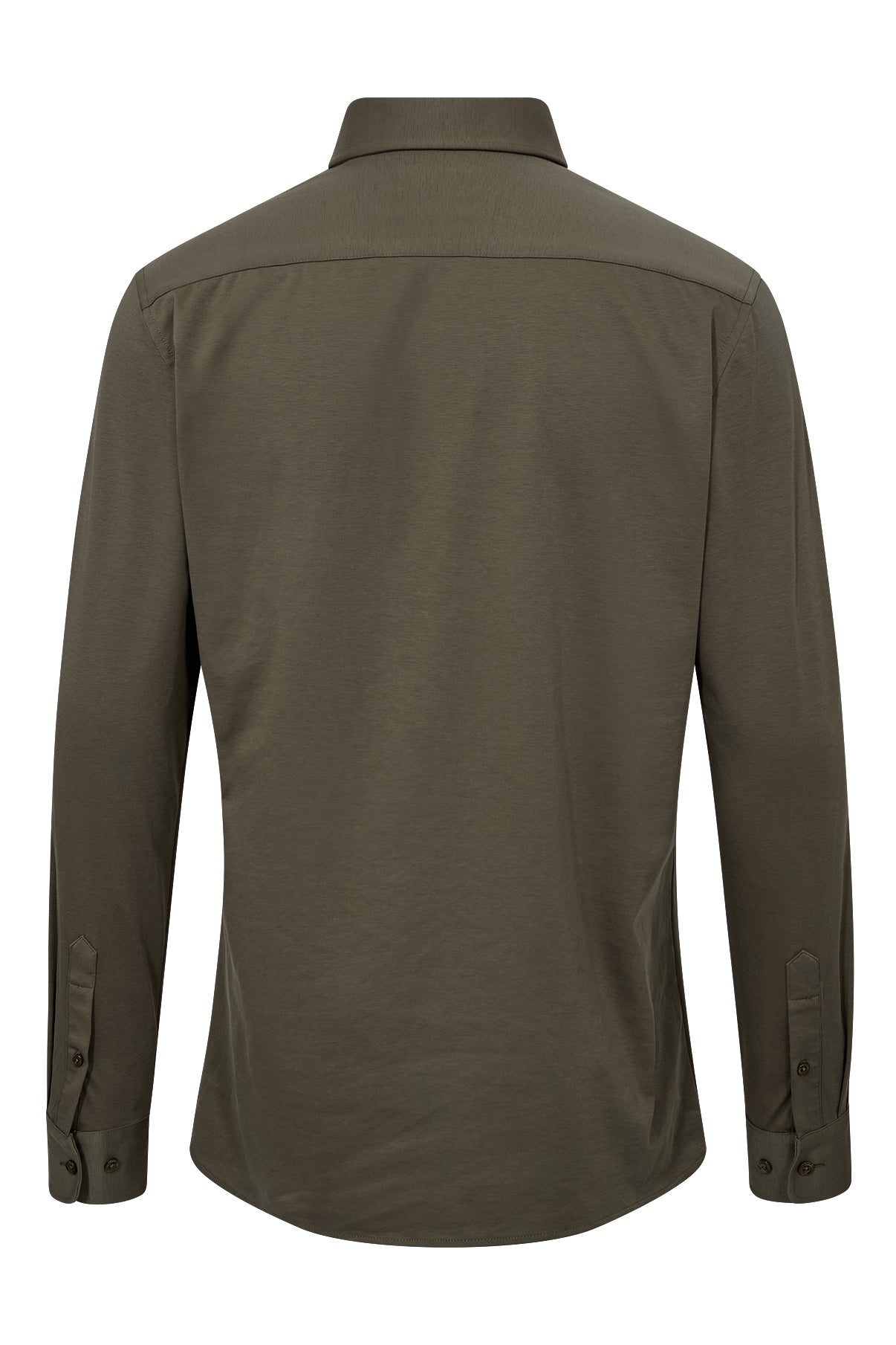 Langærmet jersey skjorte med ultra stretch i modern comfort fit
