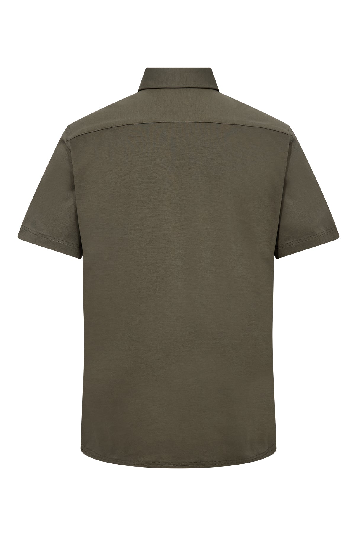 Kortærmet jersey skjorte med ultra stretch i modern comfort fit