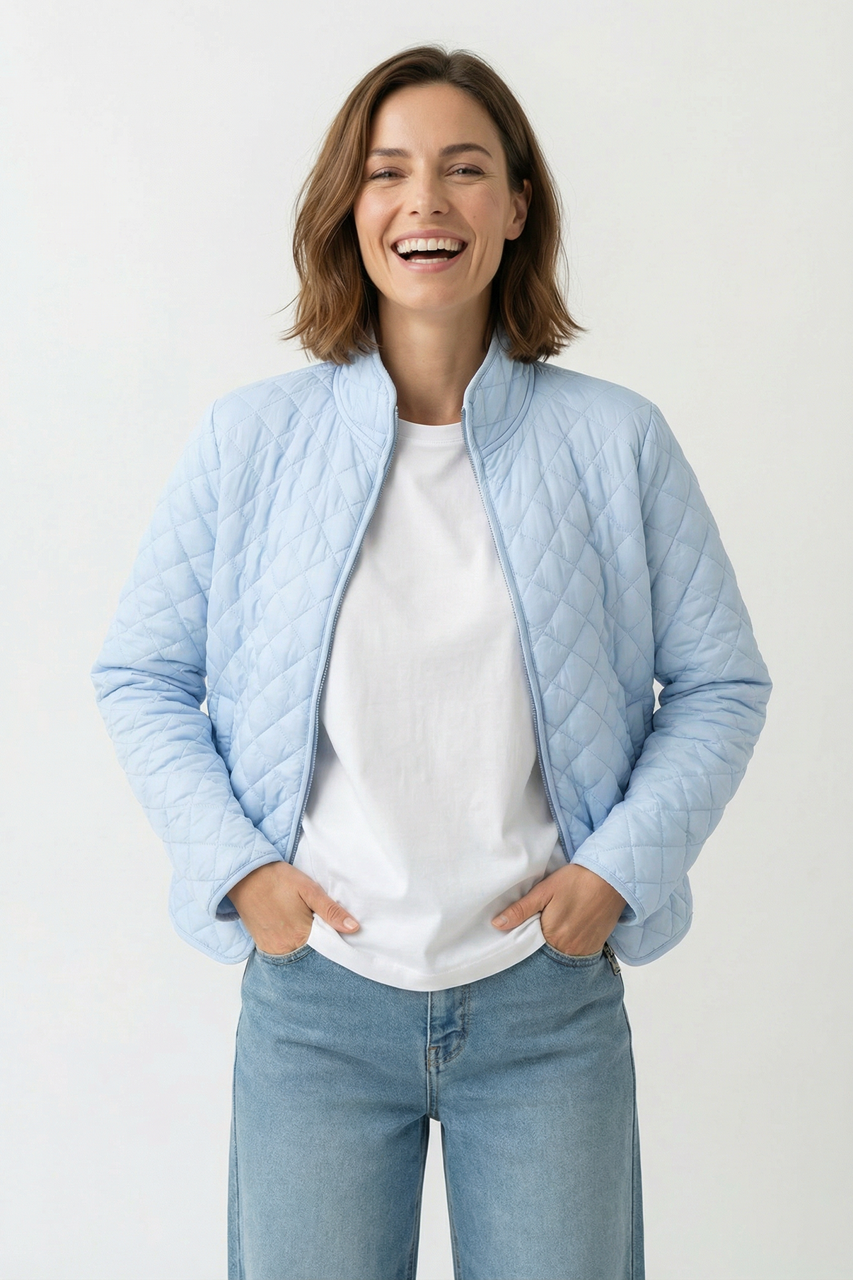 Soff - Quiltet jakke med lommer