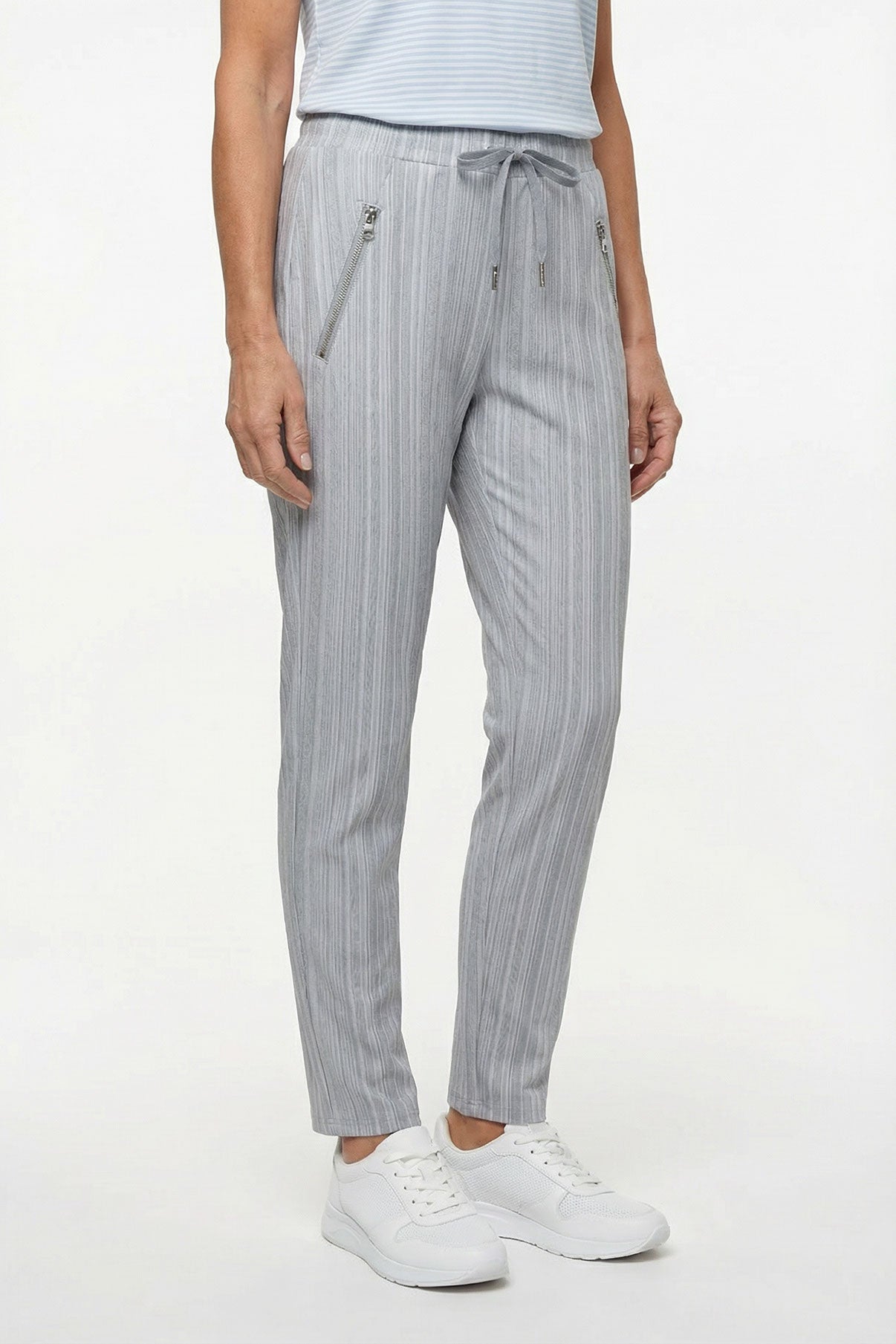 Toa - Strækbare bukser med bindebånd i taljen