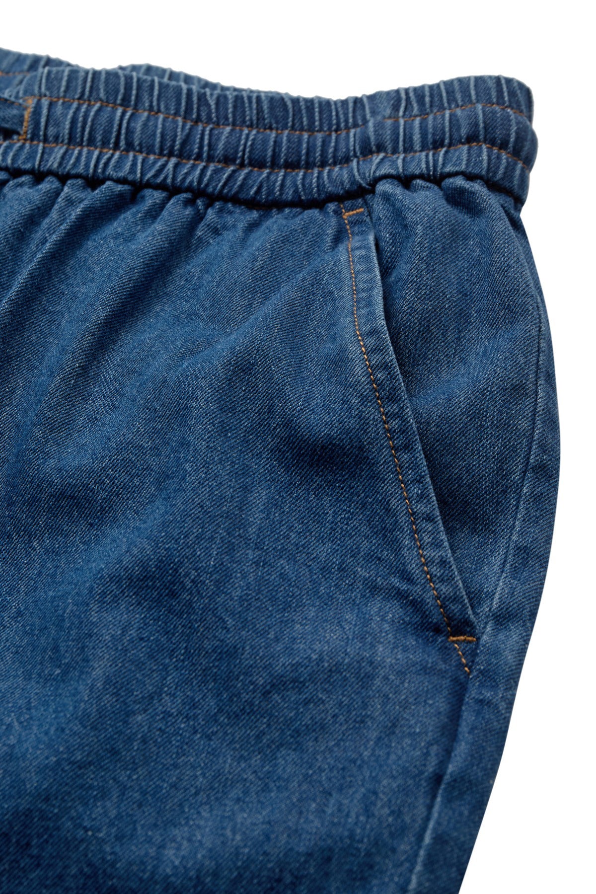 Adda - Denim bukser med lige ben og lommer