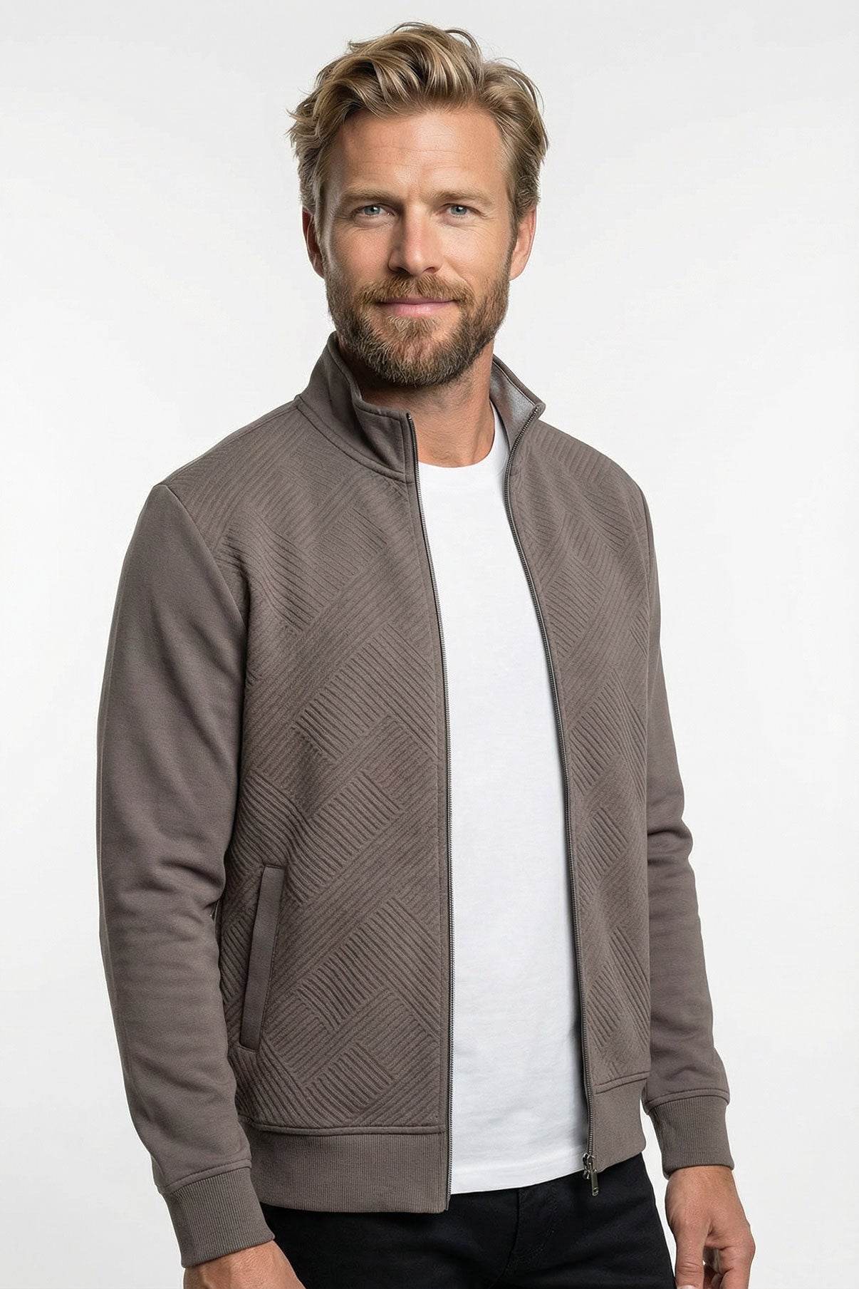 Planet - Cardigan i struktureret materiale