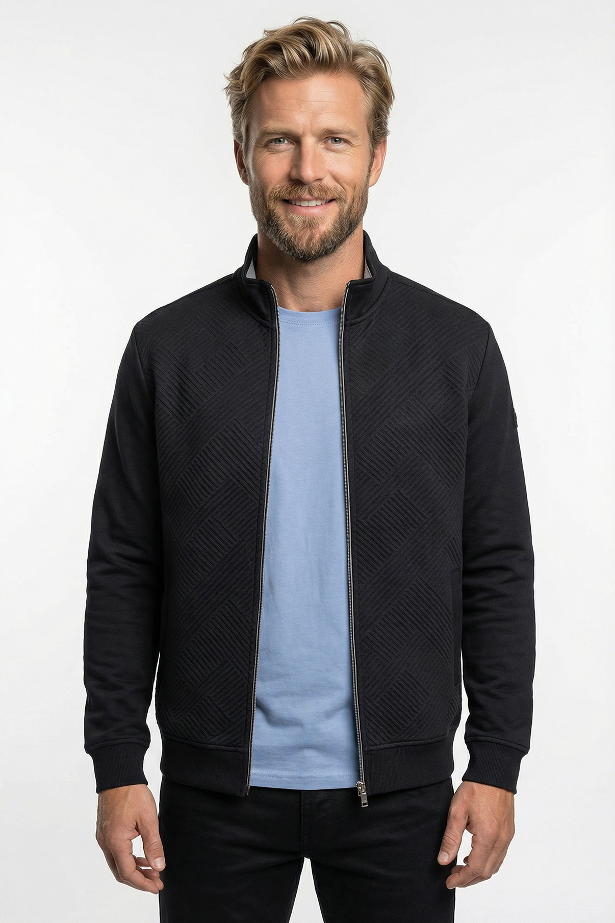 Planet - Cardigan i struktureret materiale