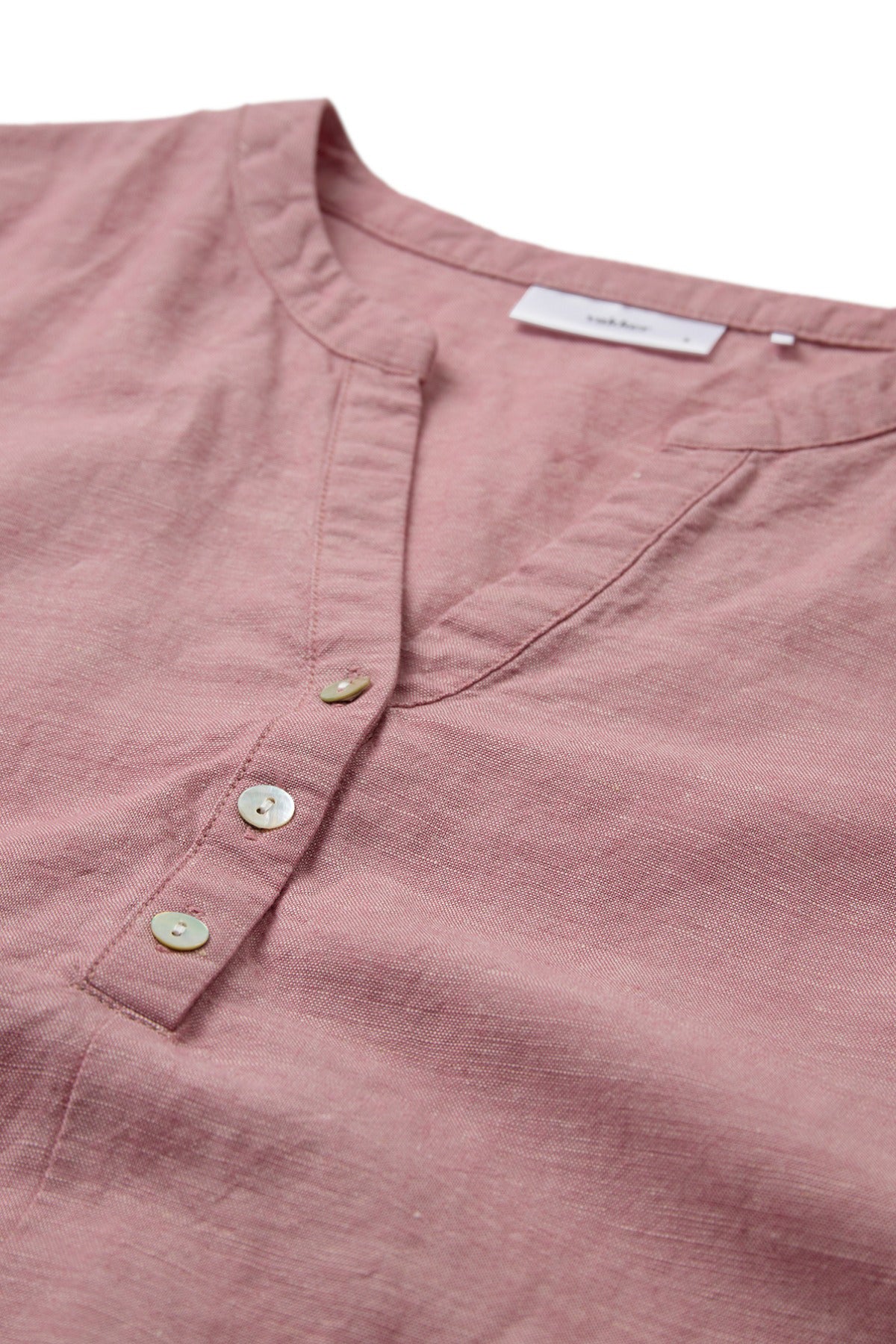 Alora - Hørkjole med V-udskæring