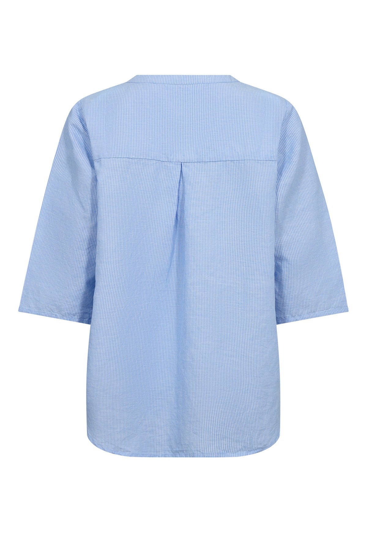 Alora - Hørbluse med trekvartærmer