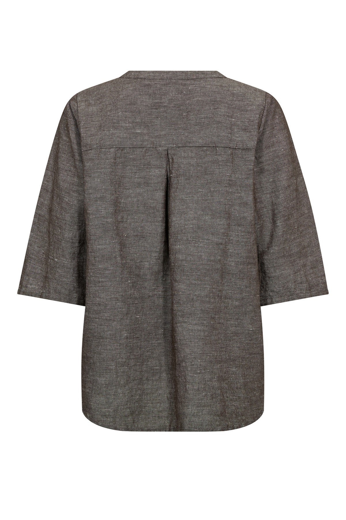 Alora - Hørbluse med trekvartærmer