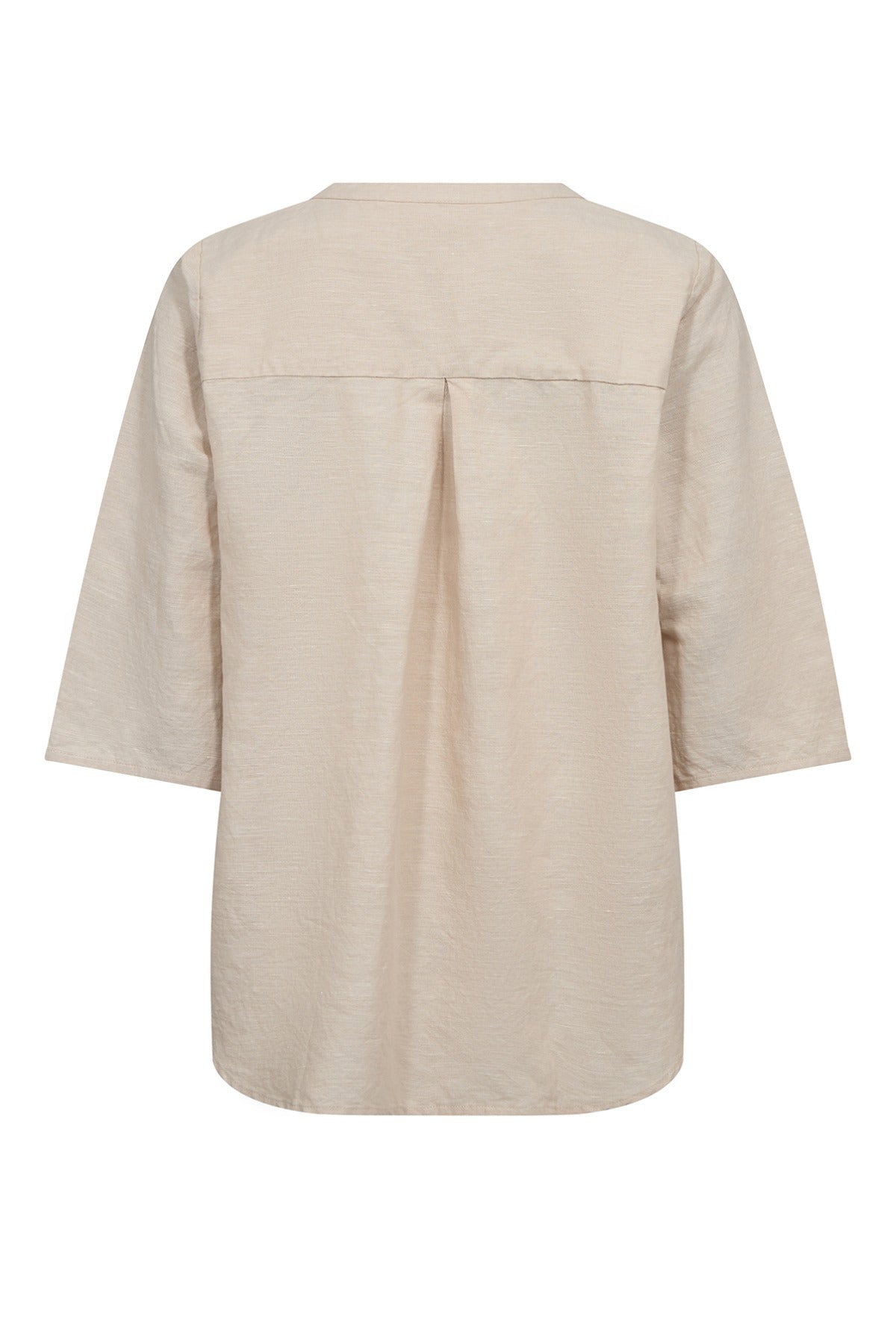 Alora - Hørbluse med trekvartærmer