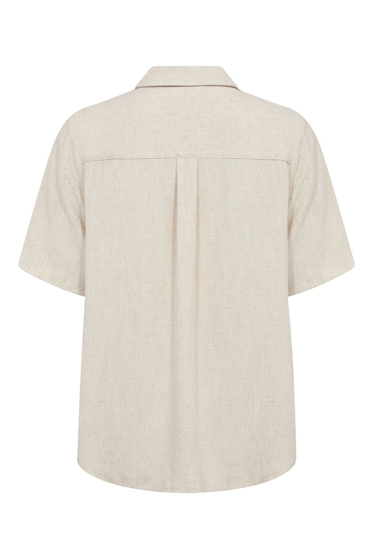 Paige - Kortærmet skjorte i hørblanding