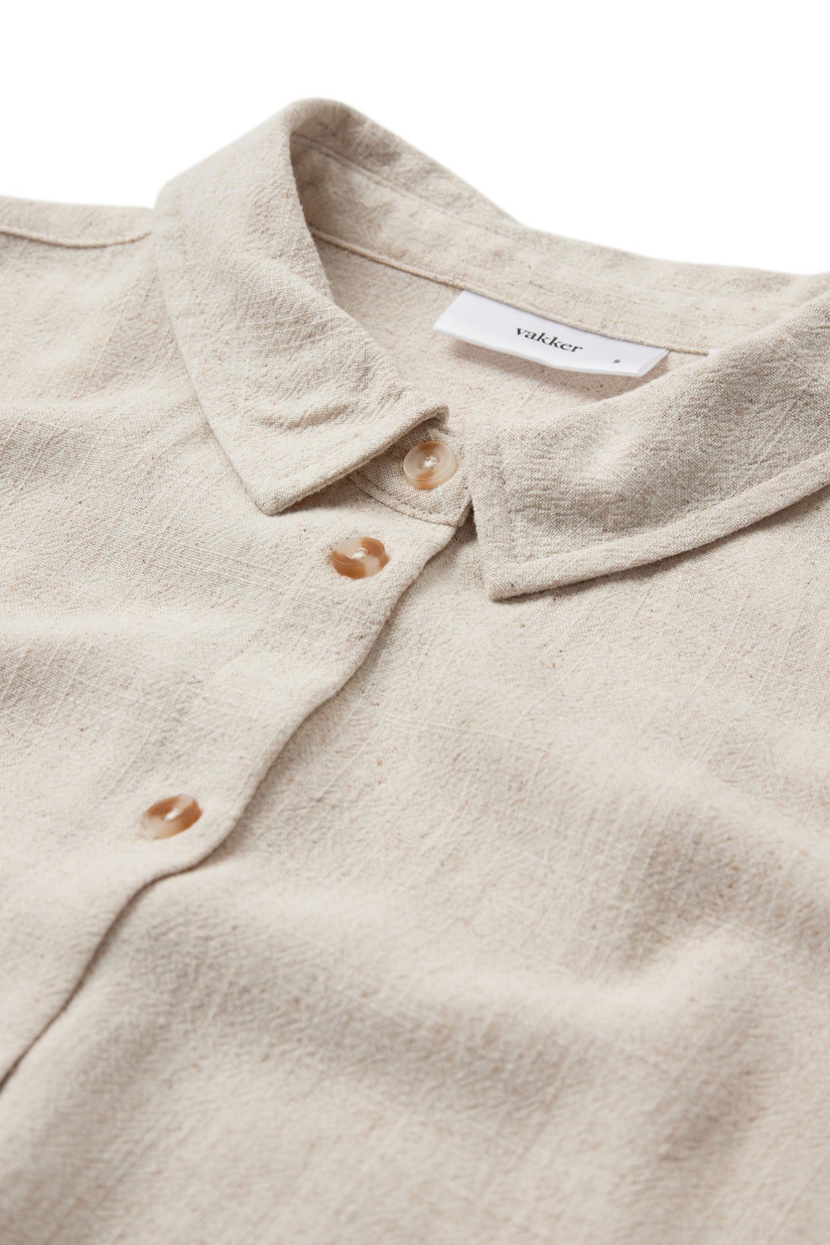 Paige - Kortærmet skjorte i hørblanding