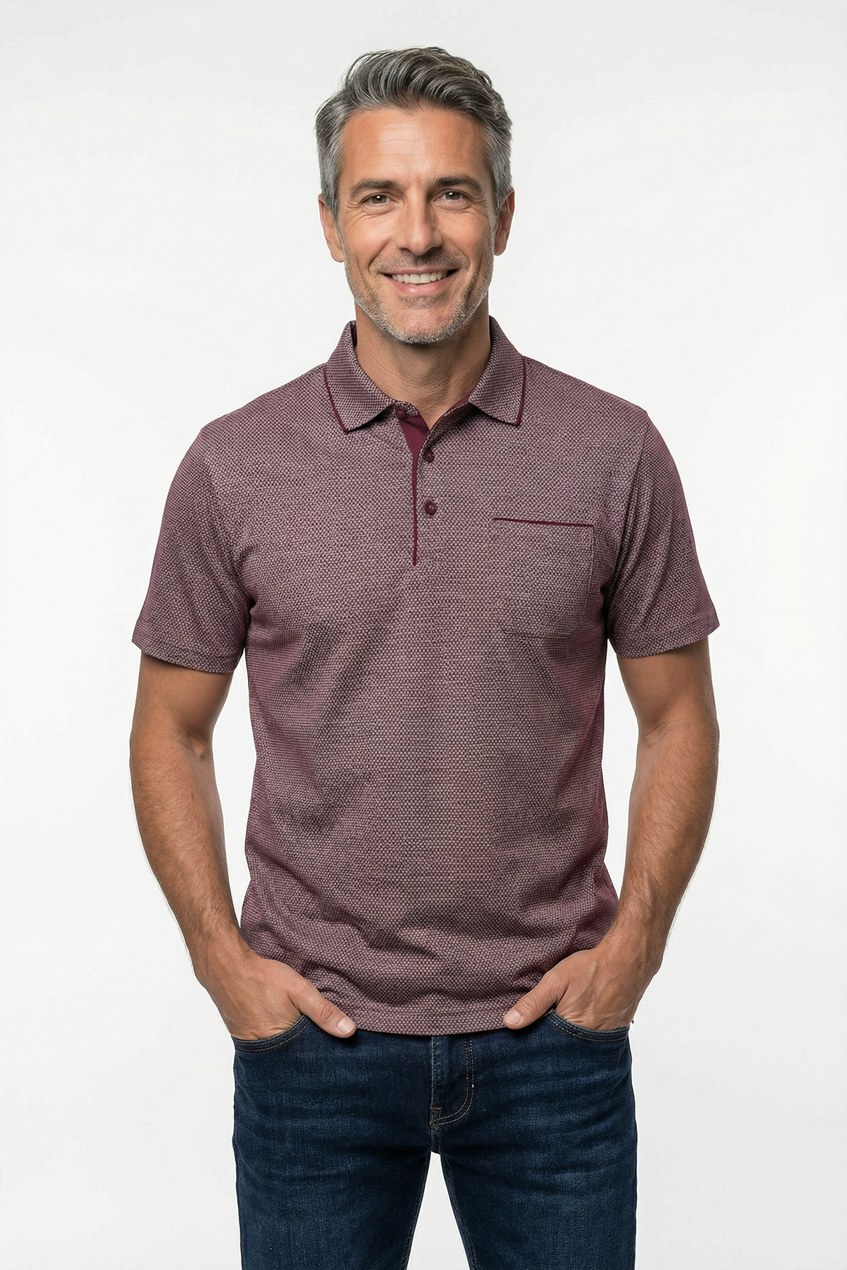 Peter - Polo T-shirt med brystlomme