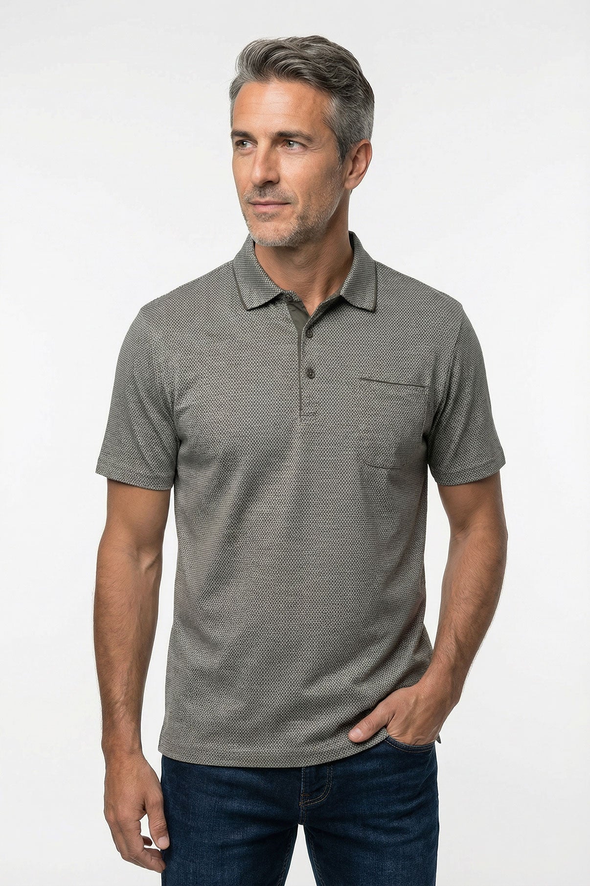 Peter - Polo T-shirt med brystlomme