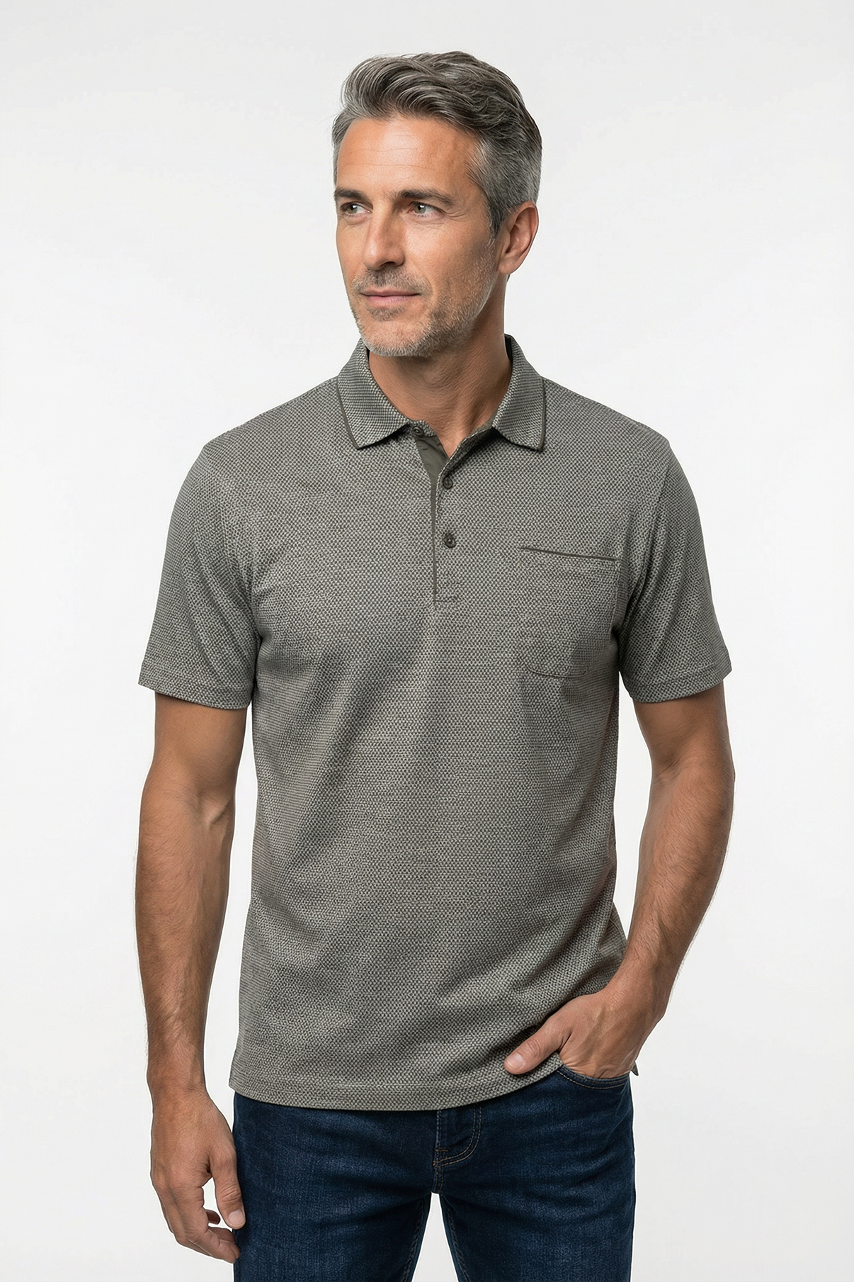 Peter - Polo T-shirt med brystlomme