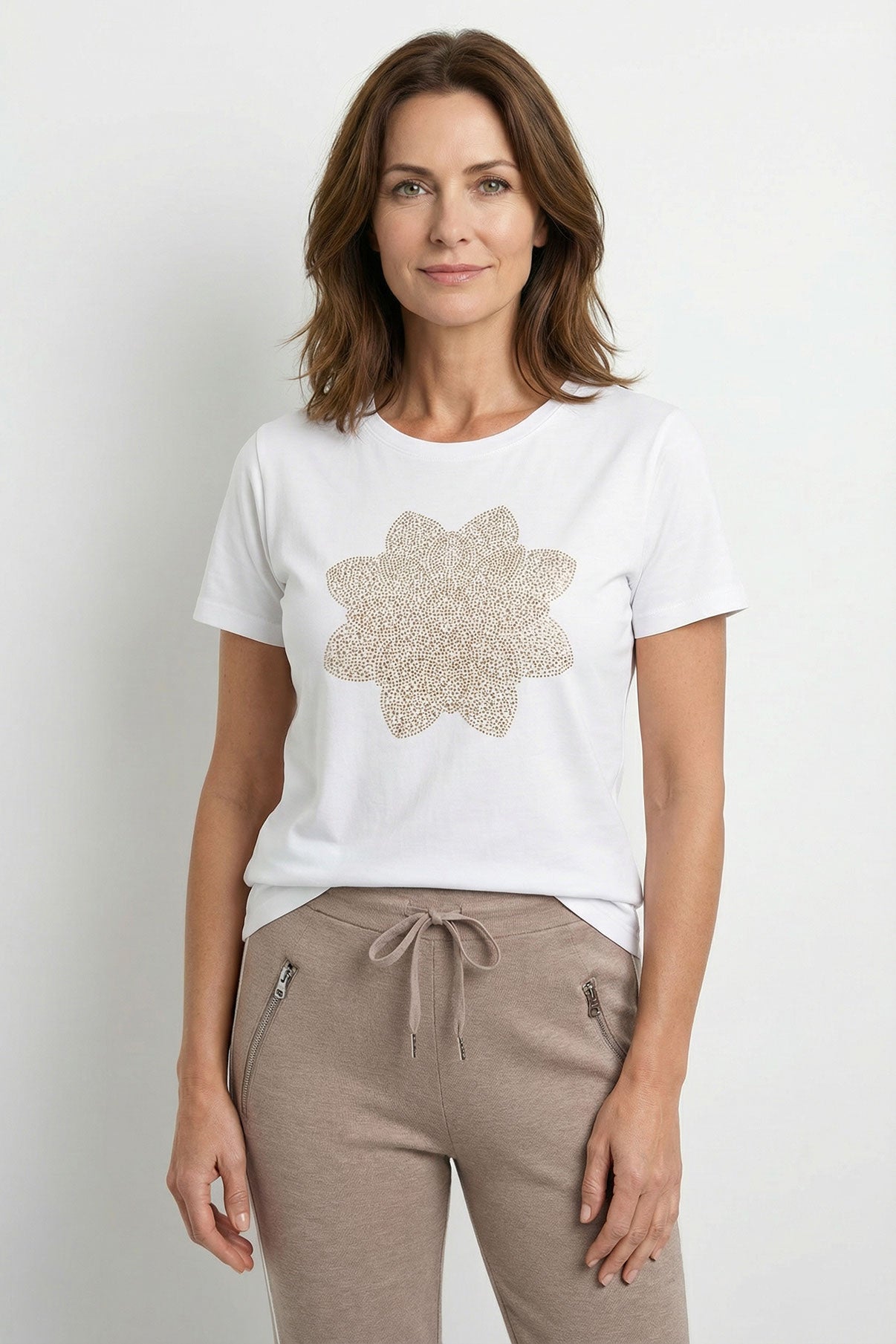 Ida - T-shirt i bomuld med detalje