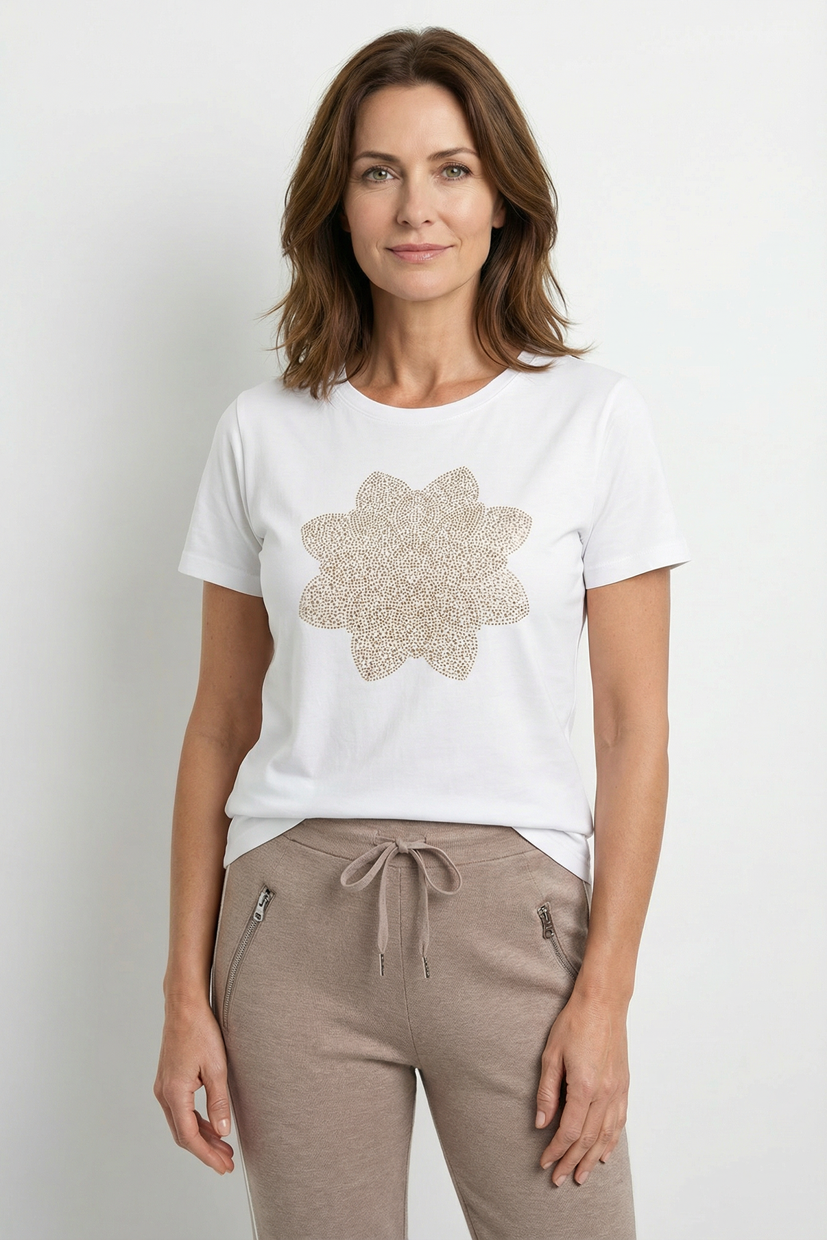 Ida - T-shirt i bomuld med detalje